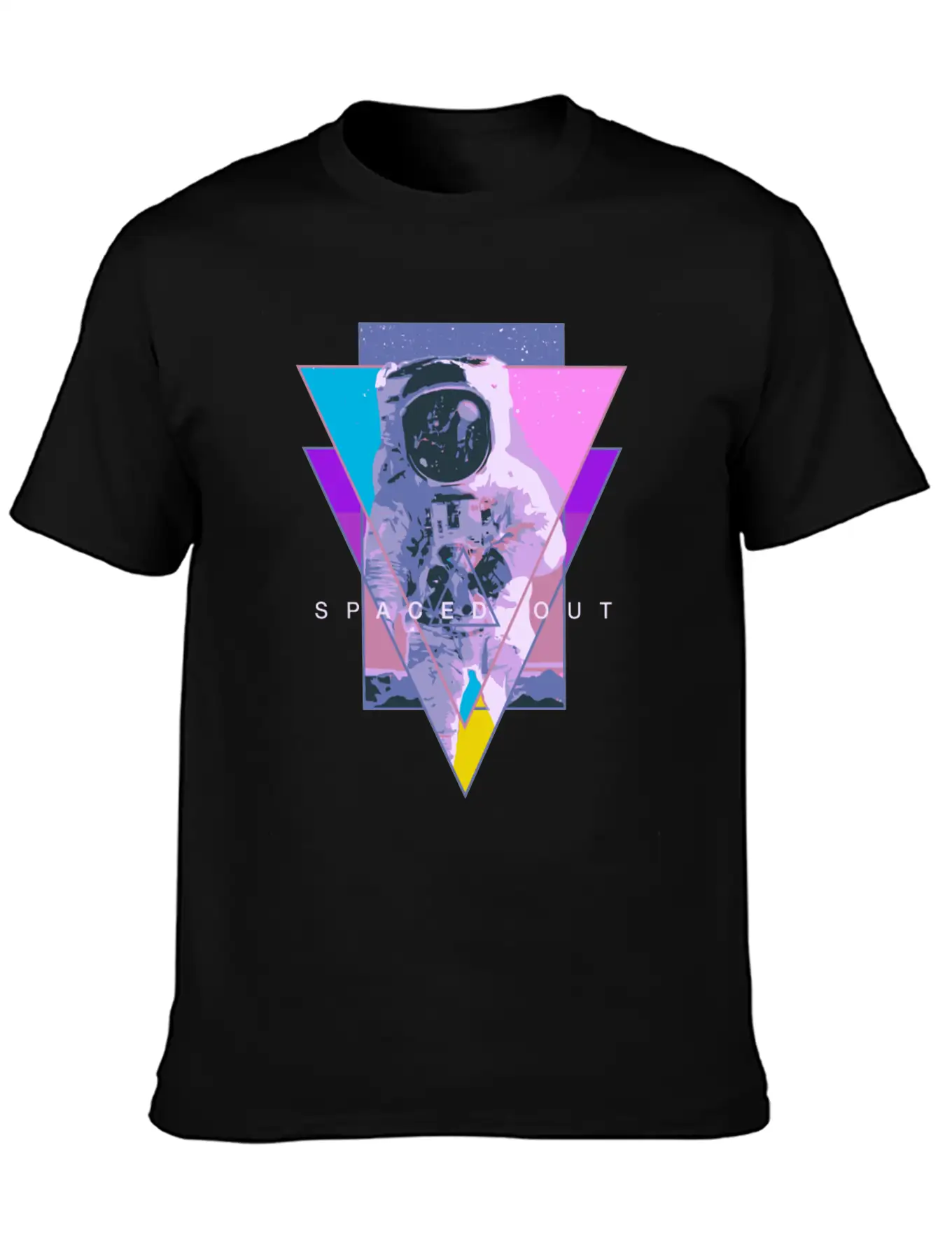 Astronaut Spaced Out Aesthetic Vaporwave Outer Spa Unisex Casual T-Shirt – Clean Design For Daily Comfort