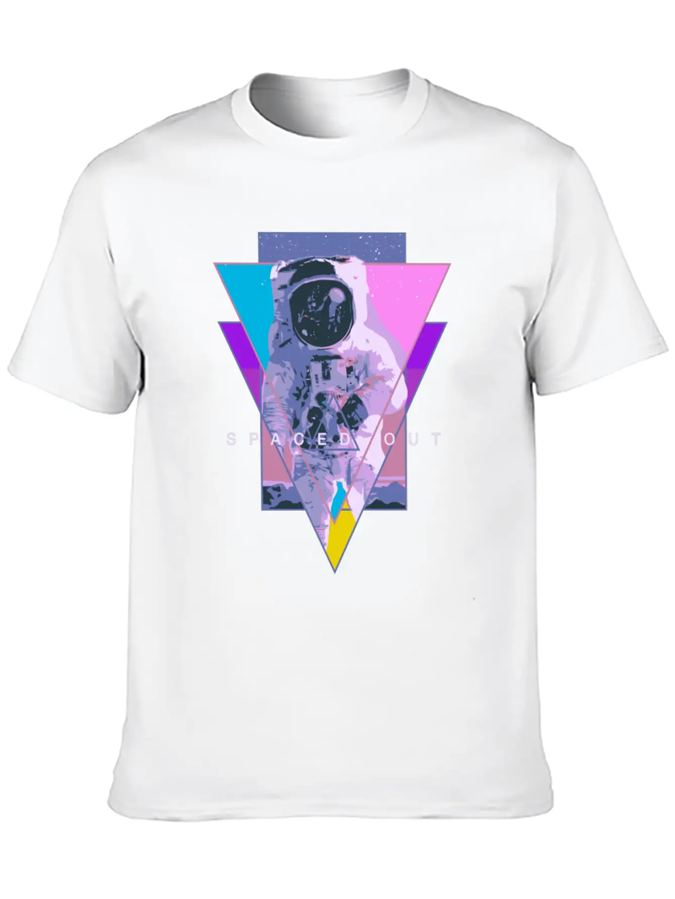 Astronaut Spaced Out Aesthetic Vaporwave Outer Spa Unisex Casual T-Shirt – Clean Design For Daily Comfort
