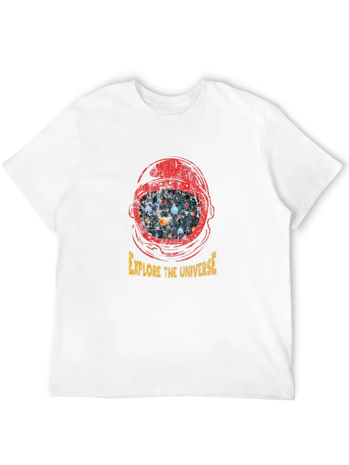 Astronaut Unisex Short Sleeve Soft Cotton T-Shirt – Casual Everyday Wear