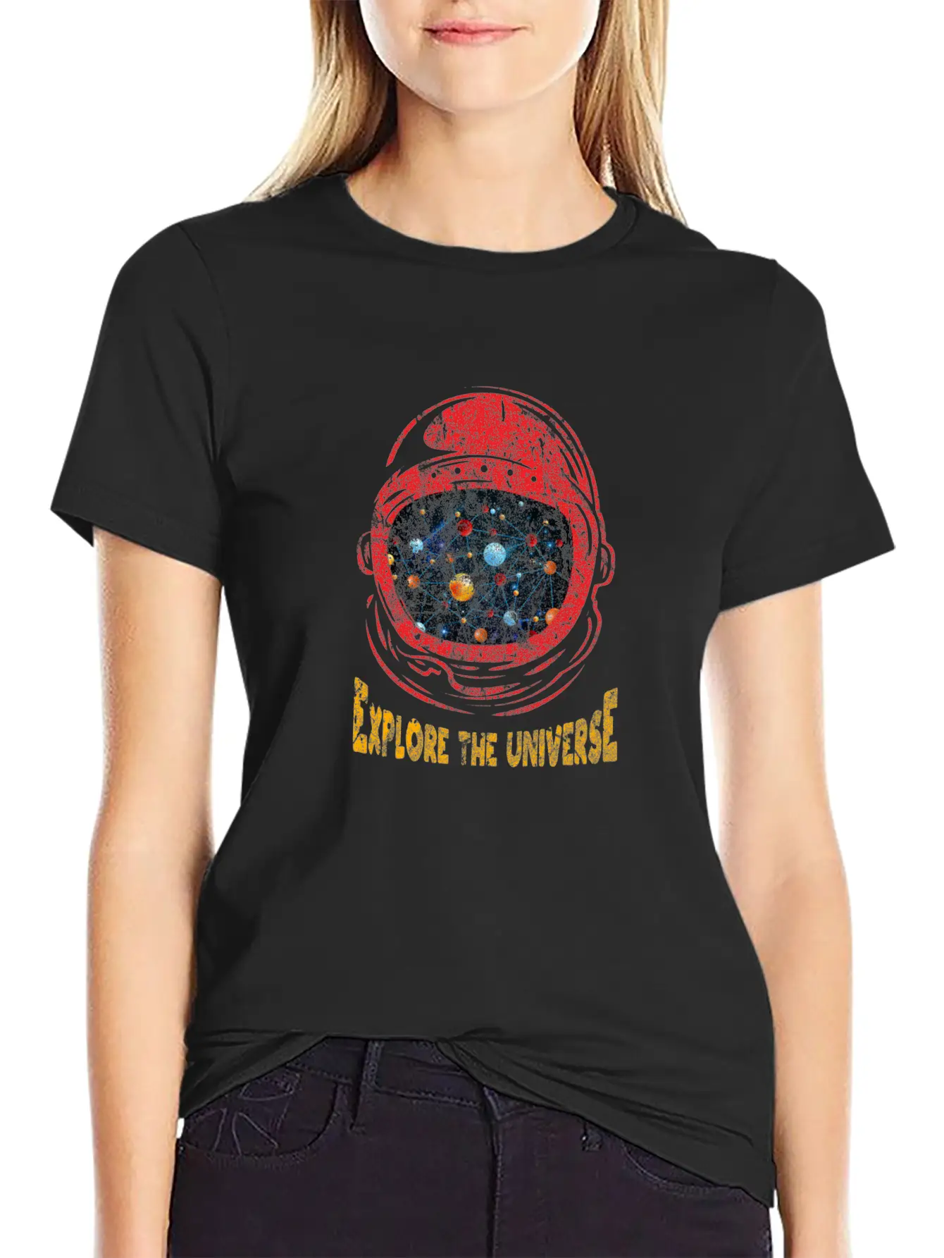 Astronaut Unisex Short Sleeve Soft Cotton T-Shirt – Casual Everyday Wear