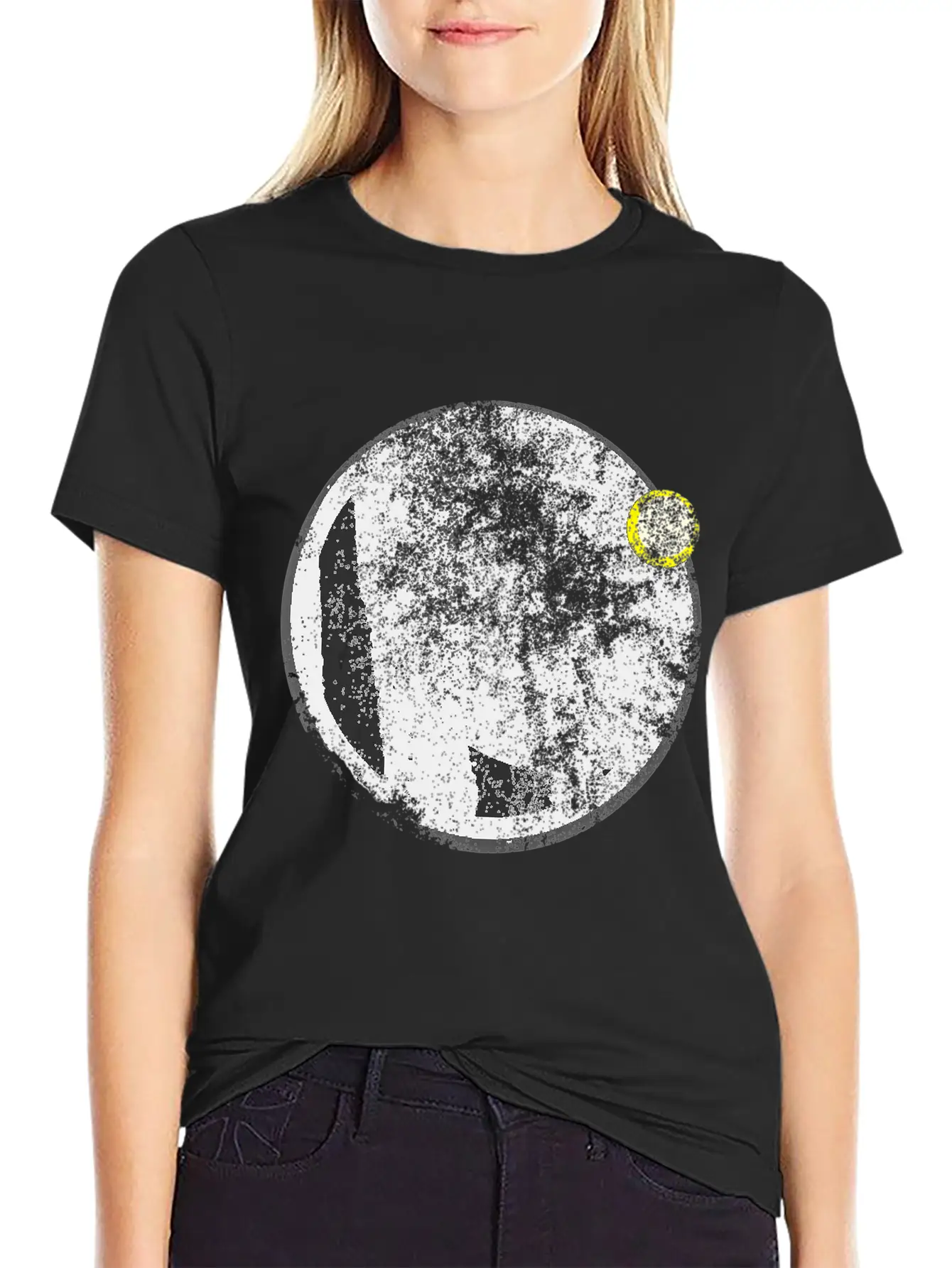 Astronomy Eclipse Astronomer Stars Galaxy Stylish Everyday T-Shirt – Unisex Basic Cotton Tee