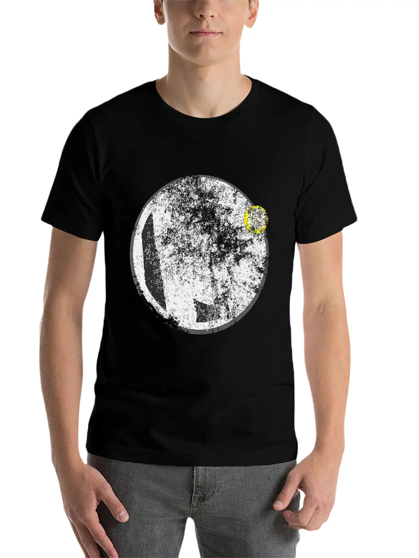 Astronomy Eclipse Astronomer Stars Galaxy Stylish Everyday T-Shirt – Unisex Basic Cotton Tee