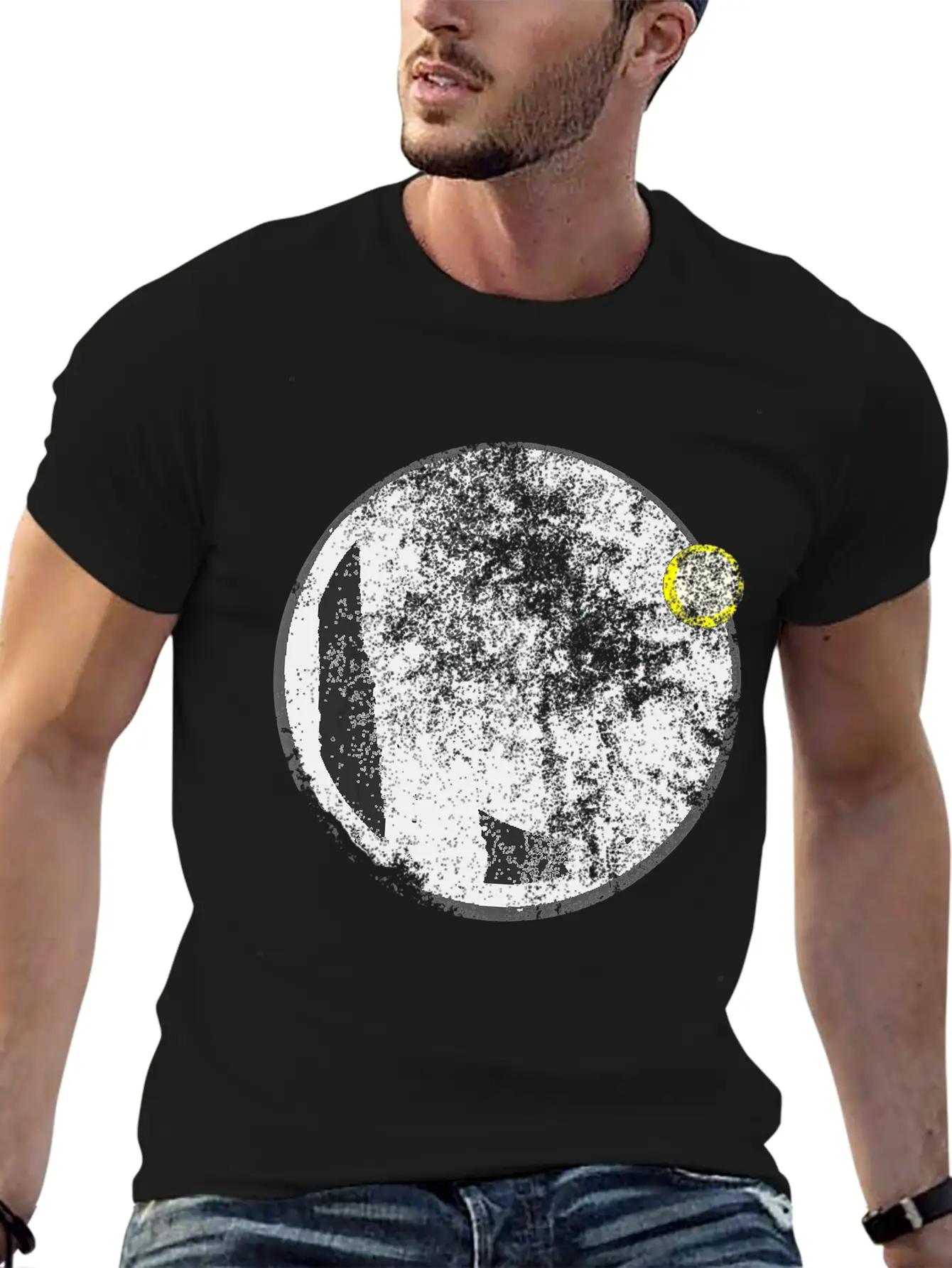 Astronomy Eclipse Astronomer Stars Galaxy Stylish Everyday T-Shirt – Unisex Basic Cotton Tee
