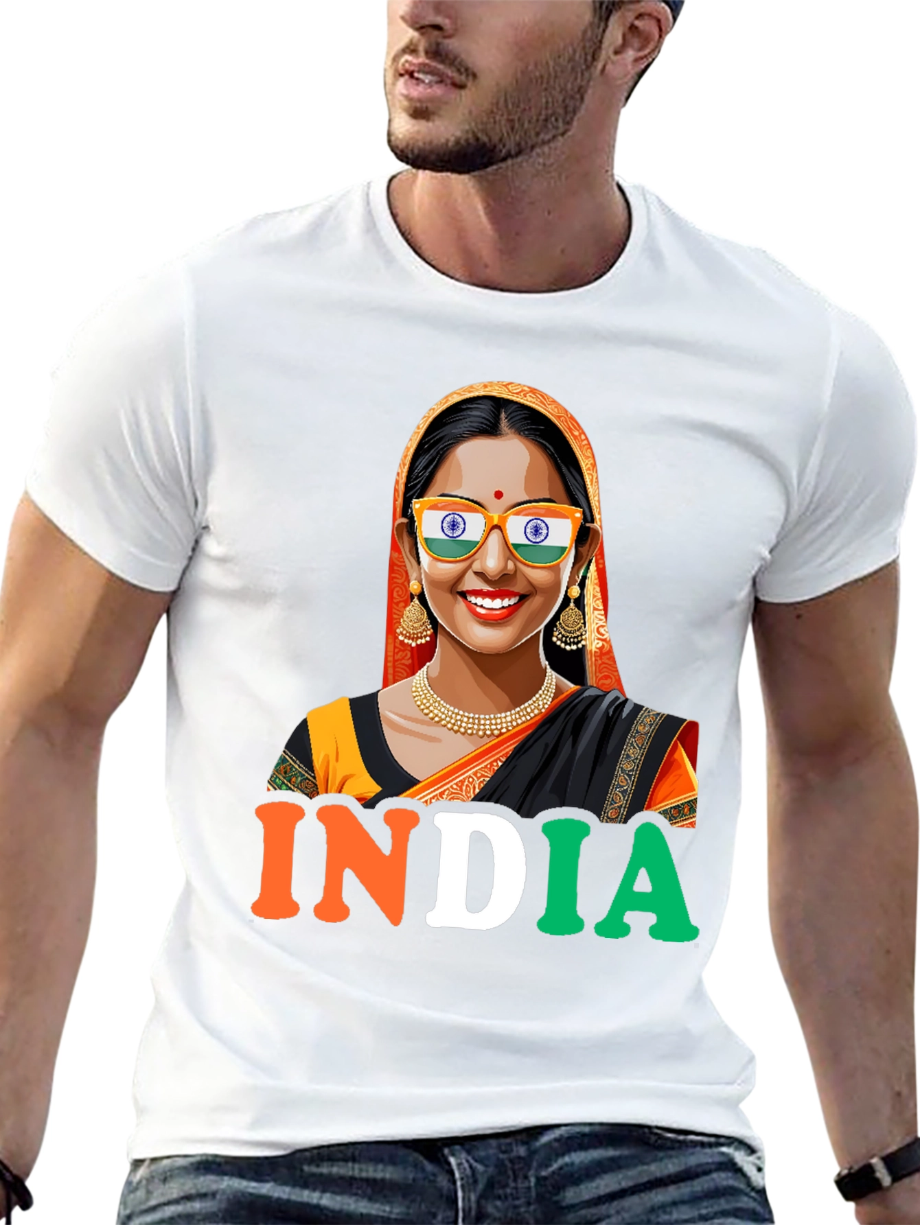 India Pride Graphic T-Shirt