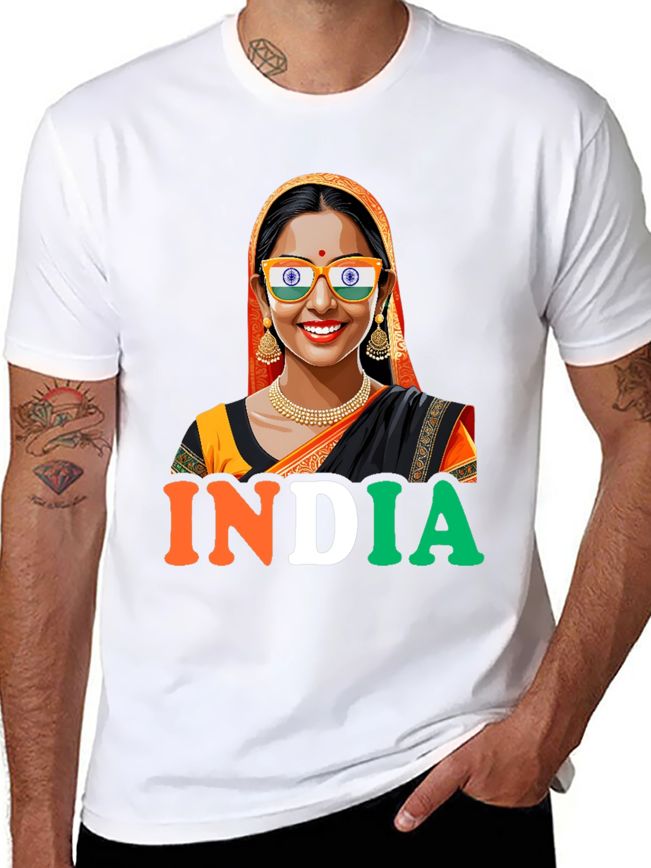 India Pride Graphic T-Shirt