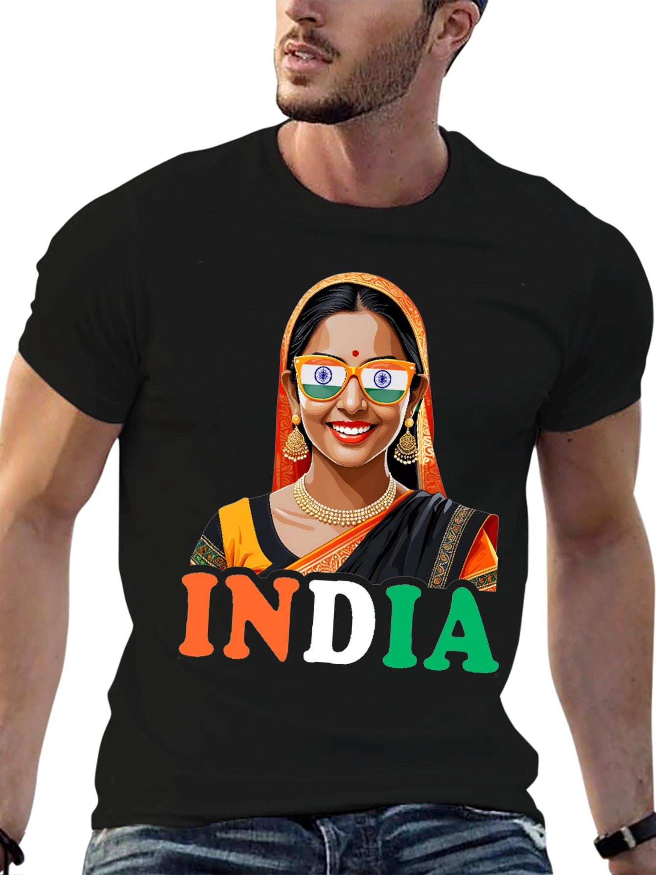 India Pride Graphic T-Shirt