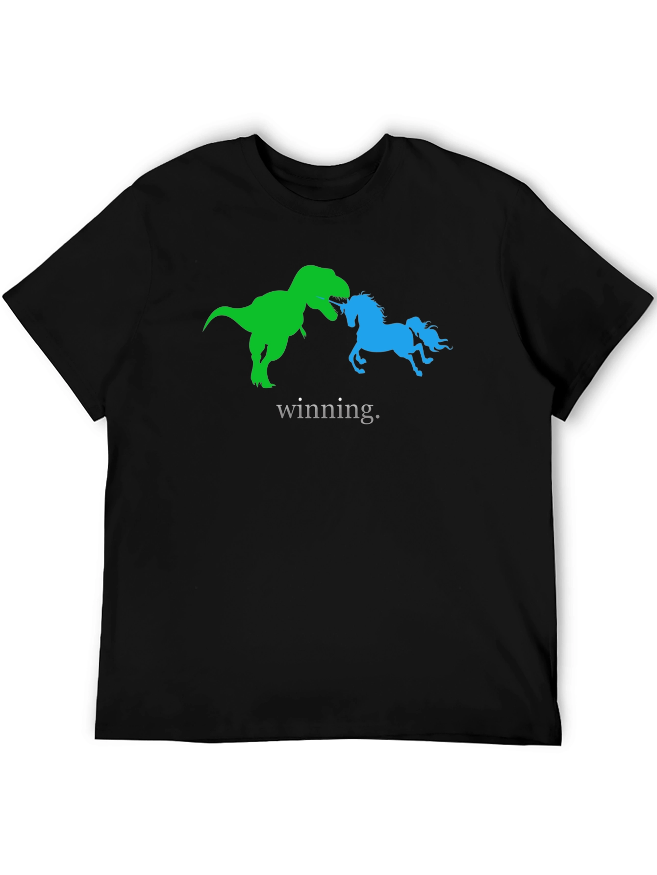 Winning Dinosaur vs Unicorn Graphic Tee