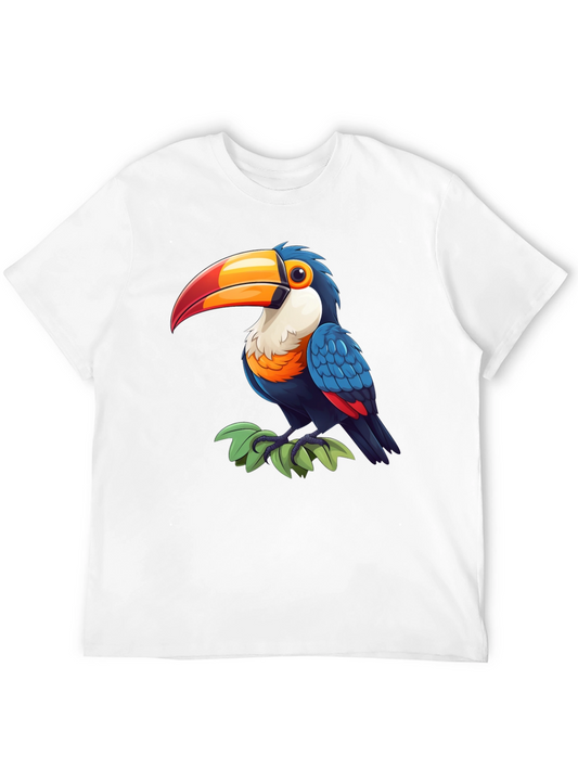 Toucan Graphic Tee - Tropical Bird Shirt