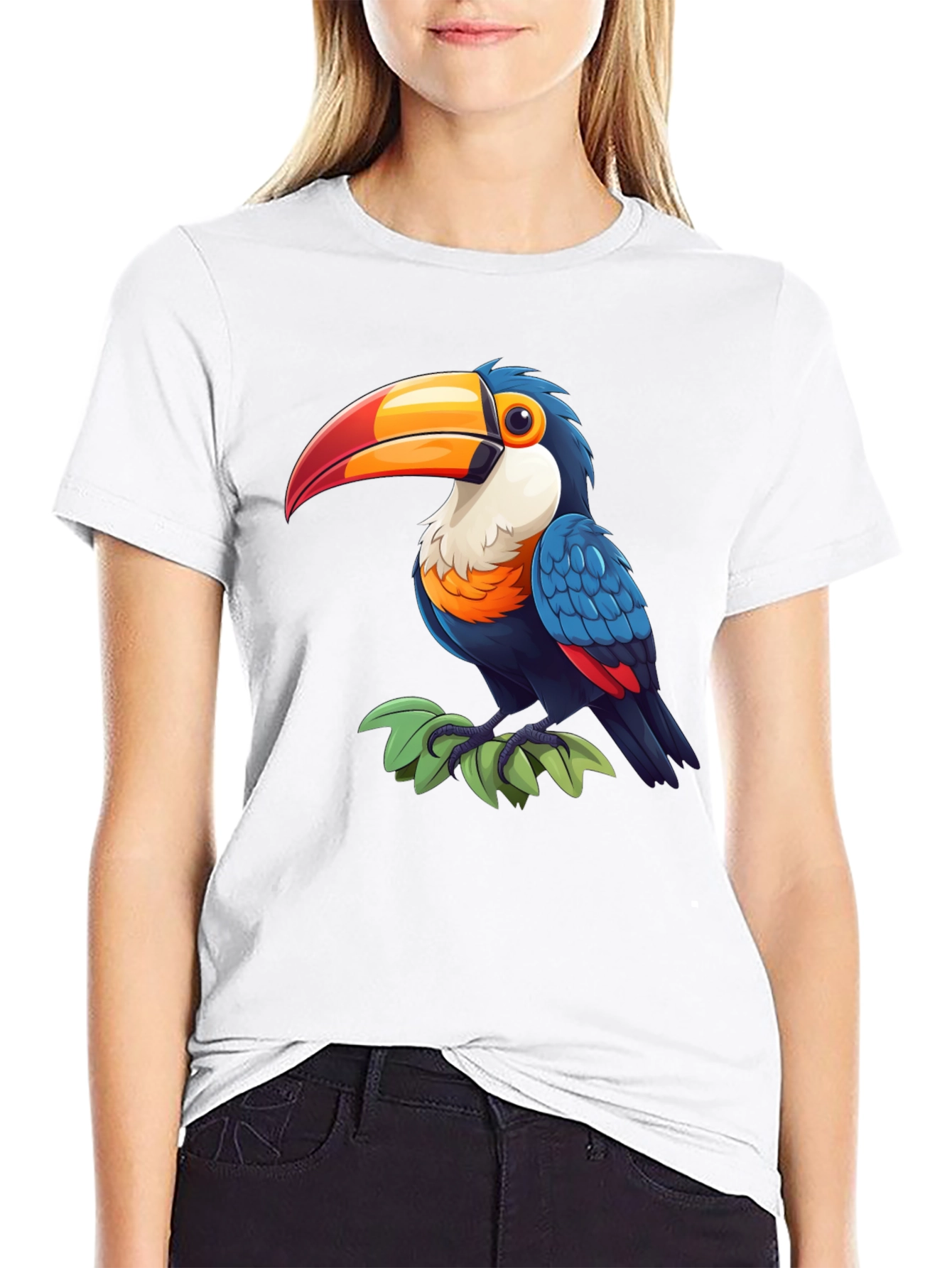 Toucan Graphic Tee - Tropical Bird Shirt