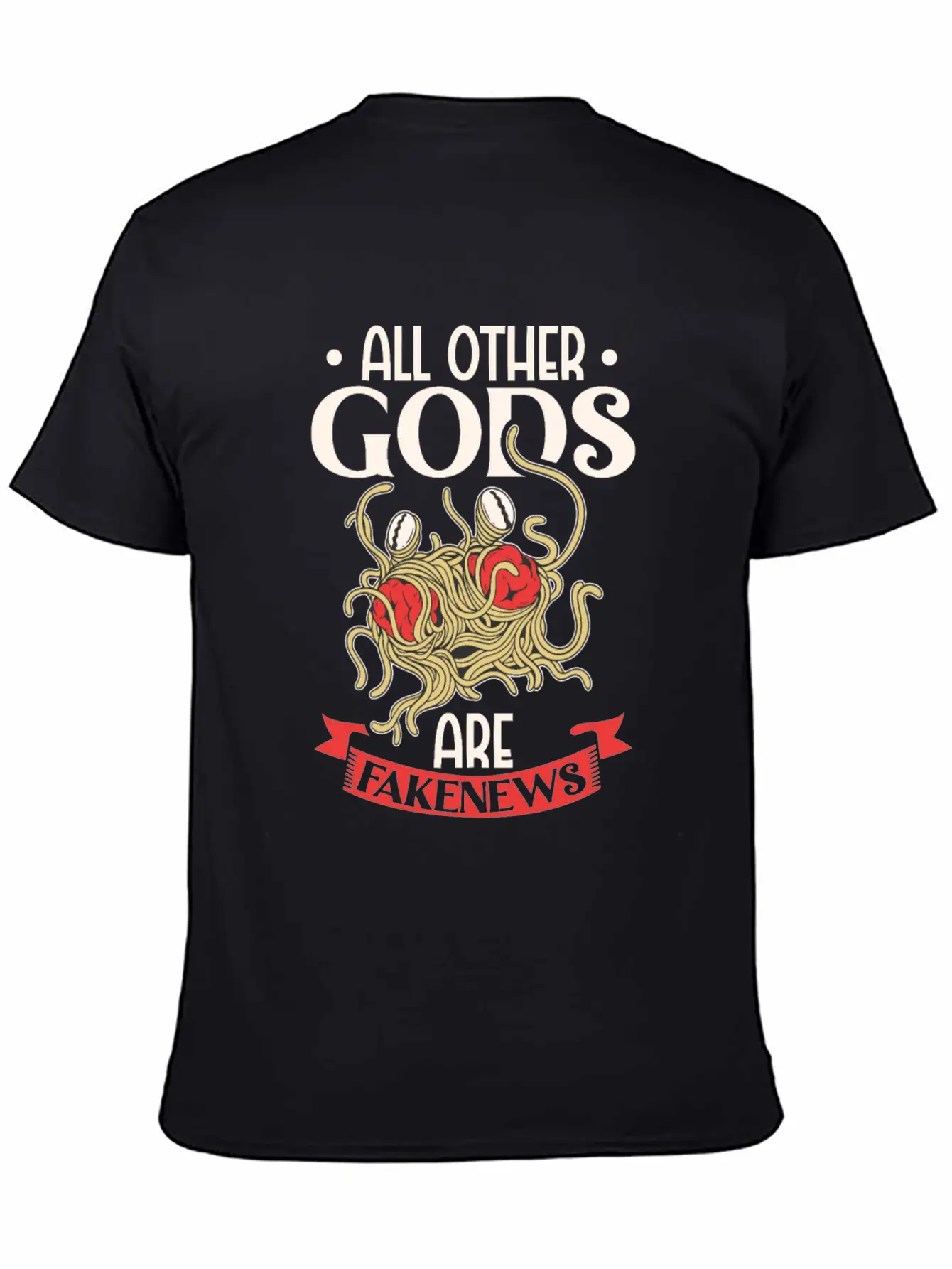 Atheist Atheism Flying Spaghetti Pastafarianism Timeless Short Sleeve Tee – Comfy And Minimalist Design