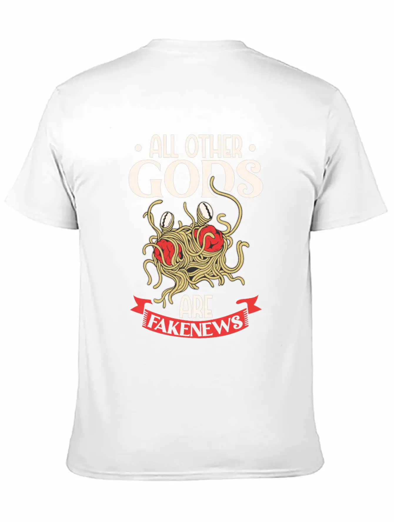 Atheist Atheism Flying Spaghetti Pastafarianism Timeless Short Sleeve Tee – Comfy And Minimalist Design