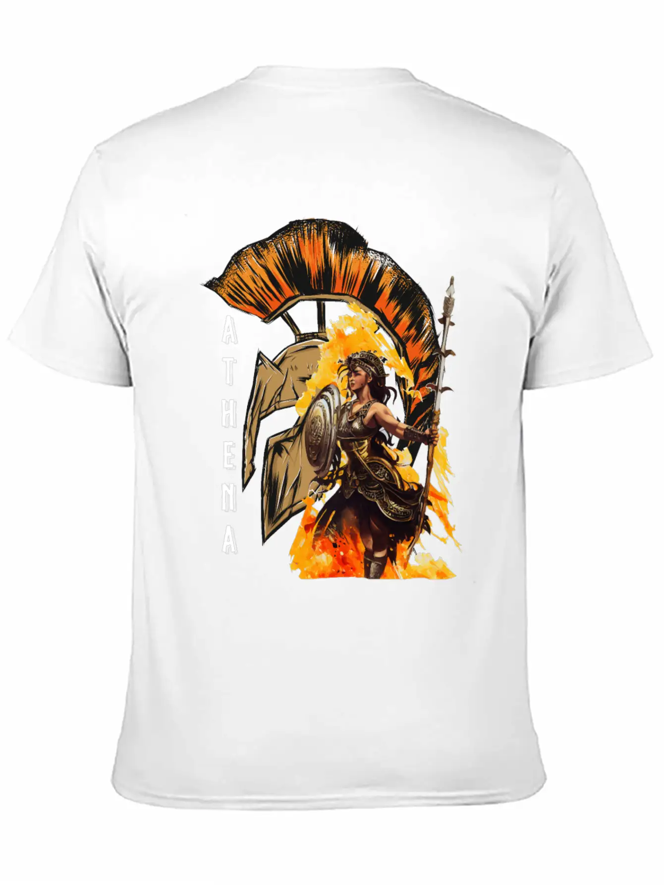 Athena Goddess Of Wisdom Greek Mythology Timeless Short Sleeve Tee – Comfy And Minimalist Design