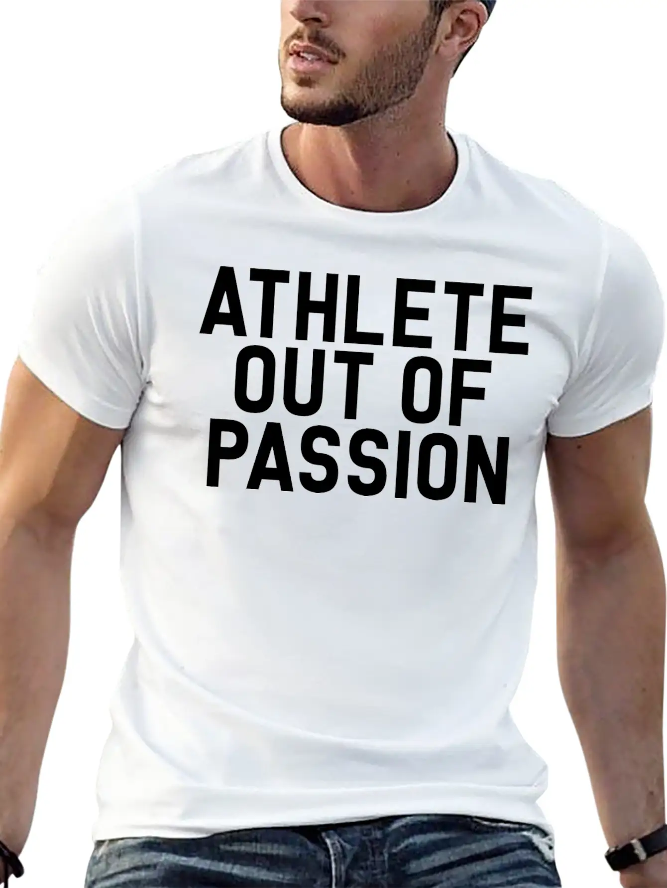Athlete Out Of Passion Stylish Everyday T-Shirt – Unisex Basic Cotton Tee