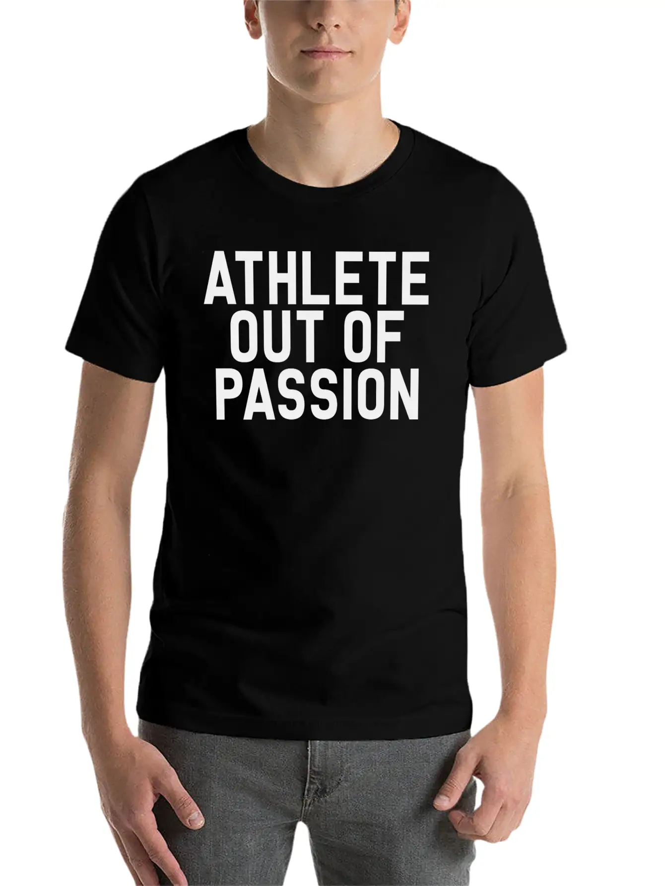 Athlete Out Of Passion Stylish Everyday T-Shirt – Unisex Basic Cotton Tee