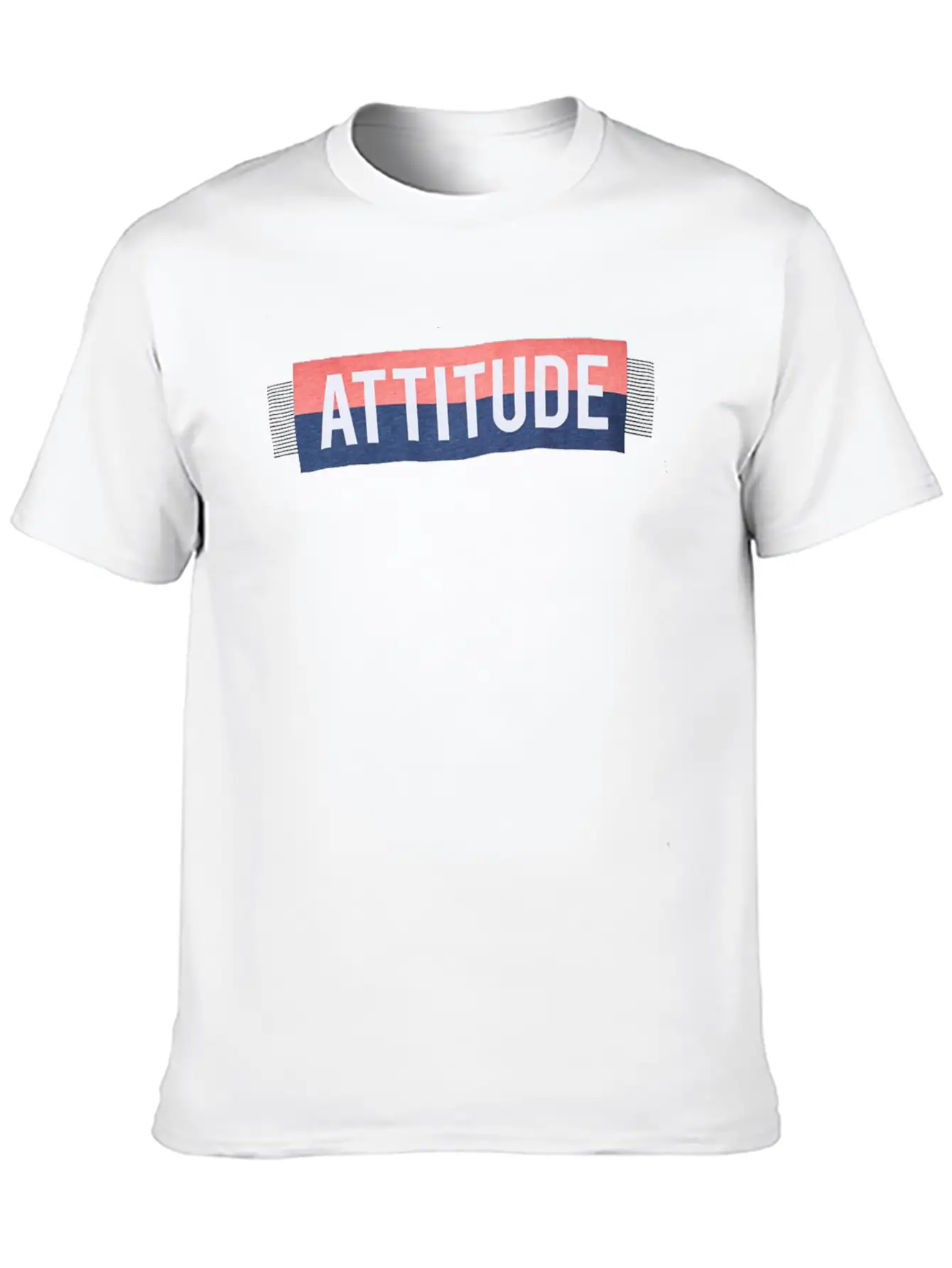#Attitude Basic Graphic T-Shirt – Daily Comfort In Soft Cotton