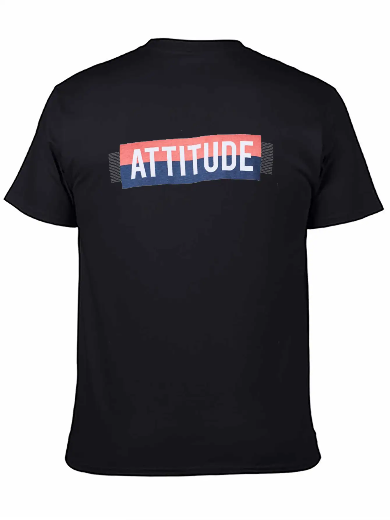 #Attitude Basic Graphic T-Shirt – Daily Comfort In Soft Cotton
