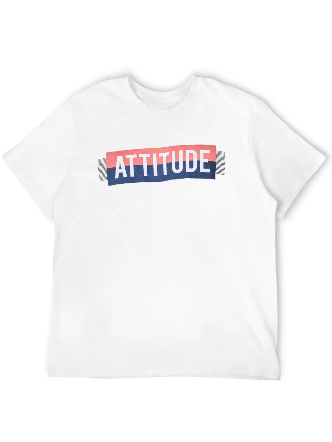 #Attitude Basic Graphic T-Shirt – Daily Comfort In Soft Cotton