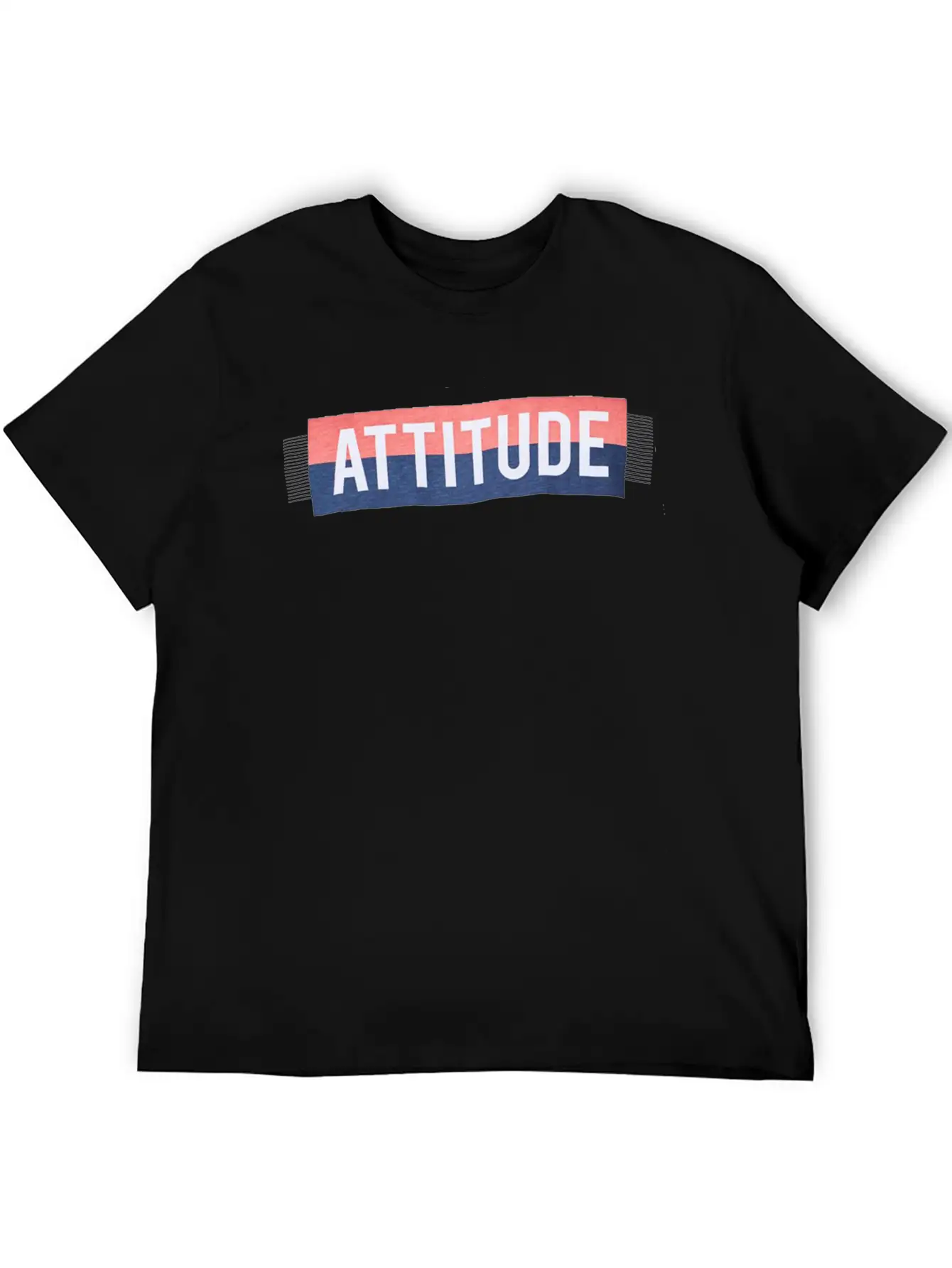 #Attitude Basic Graphic T-Shirt – Daily Comfort In Soft Cotton