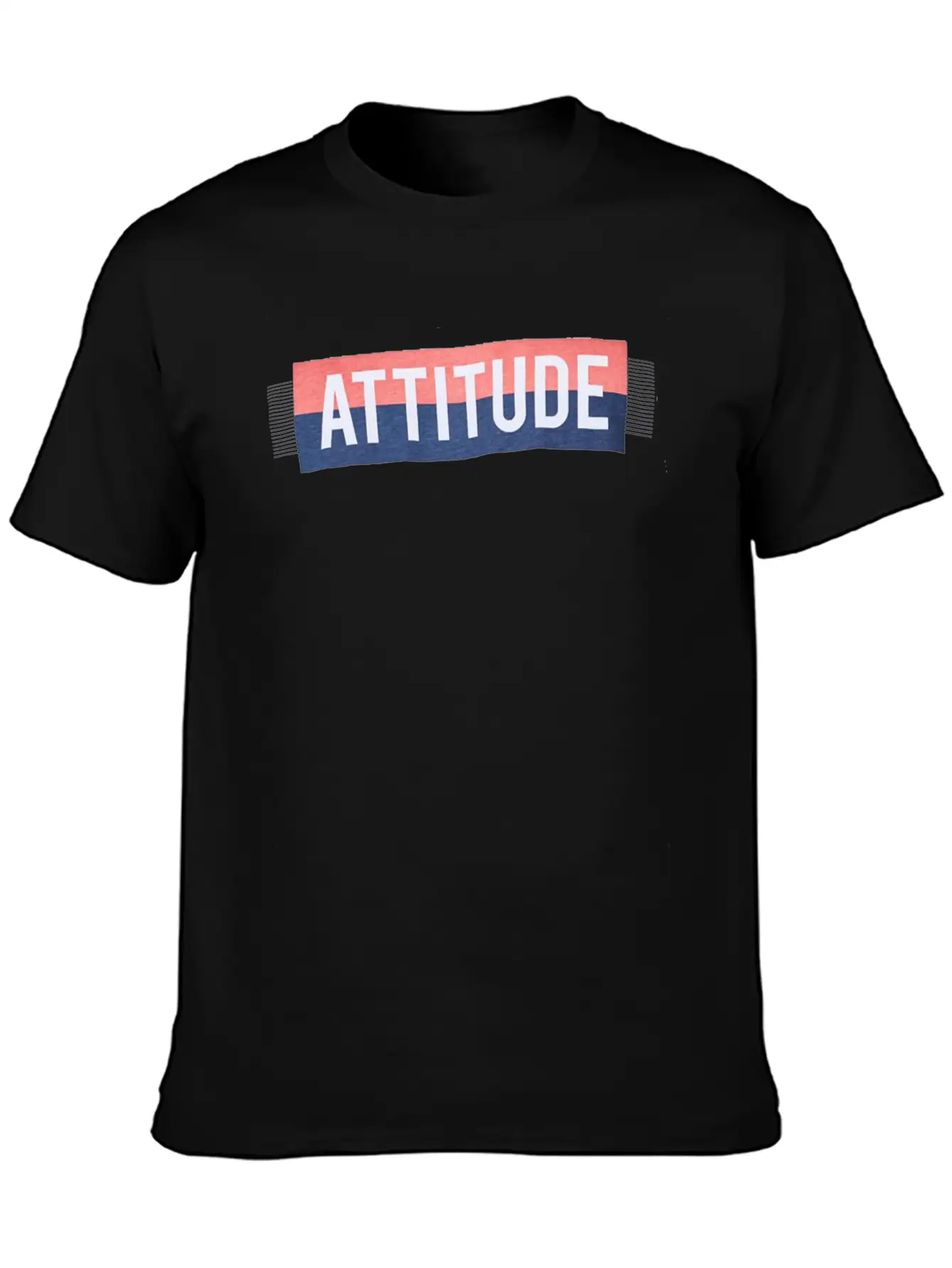 #Attitude Basic Graphic T-Shirt – Daily Comfort In Soft Cotton