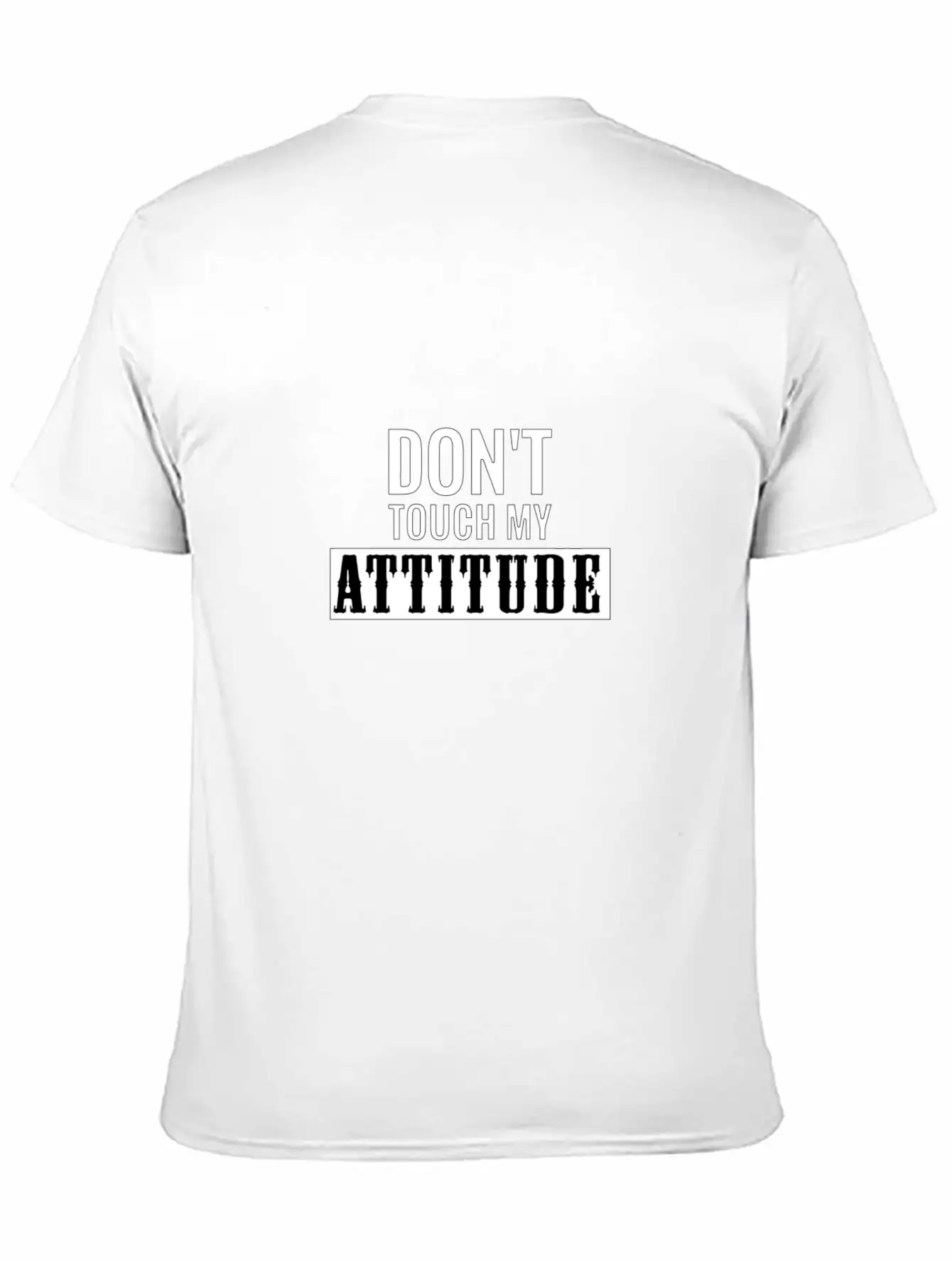 Attitude Essential Unisex Summer Tee – Soft Cotton Casual Fit