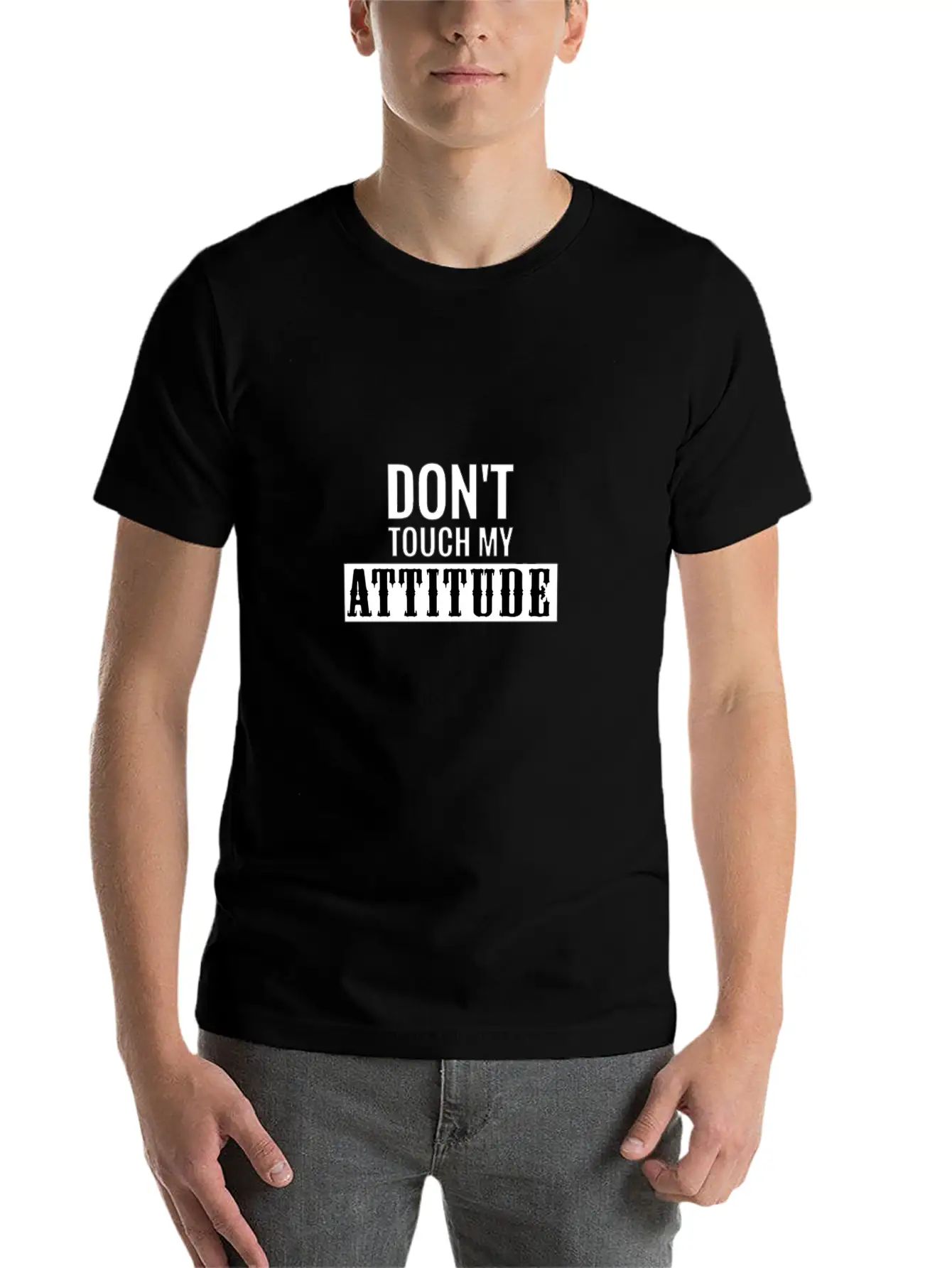 Attitude Essential Unisex Summer Tee – Soft Cotton Casual Fit