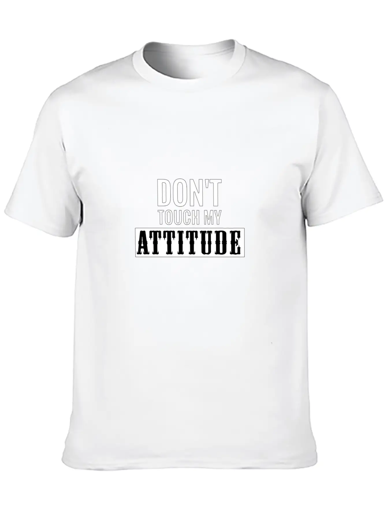 Attitude Essential Unisex Summer Tee – Soft Cotton Casual Fit