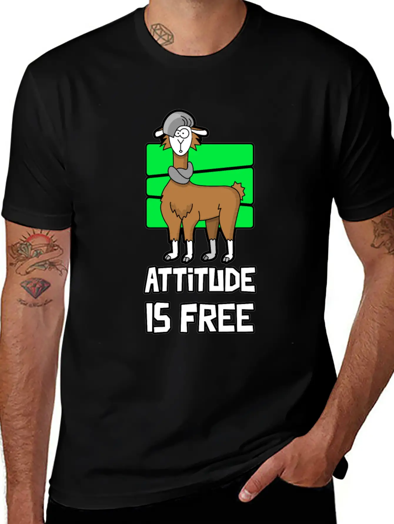 Attitude Is FREE Essential Unisex Summer Tee – Soft Cotton Casual Fit