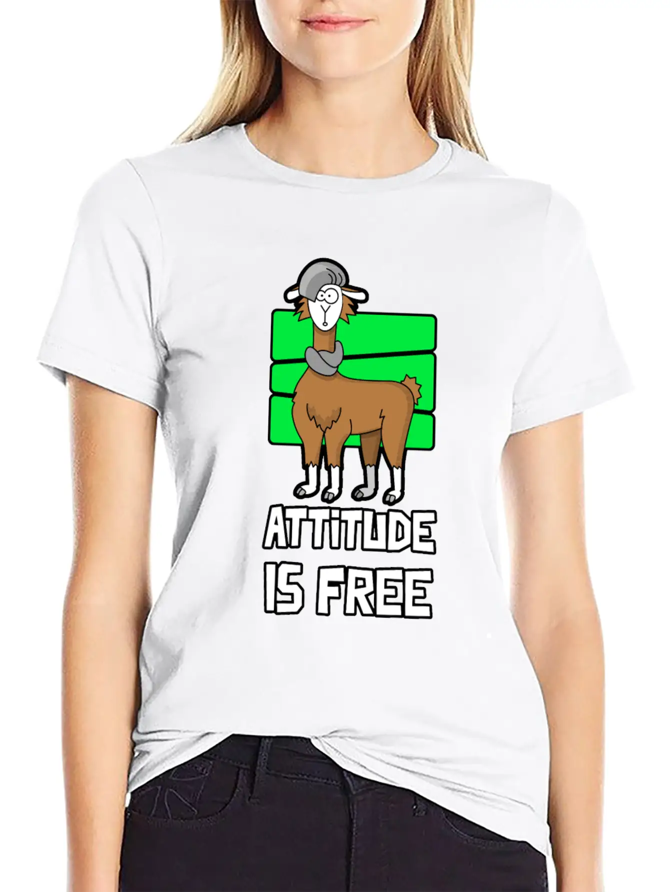 Attitude Is FREE Essential Unisex Summer Tee – Soft Cotton Casual Fit