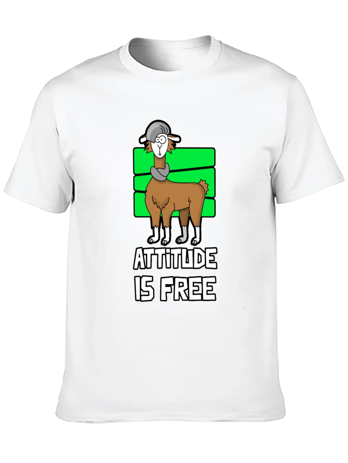 Attitude Is FREE Essential Unisex Summer Tee – Soft Cotton Casual Fit
