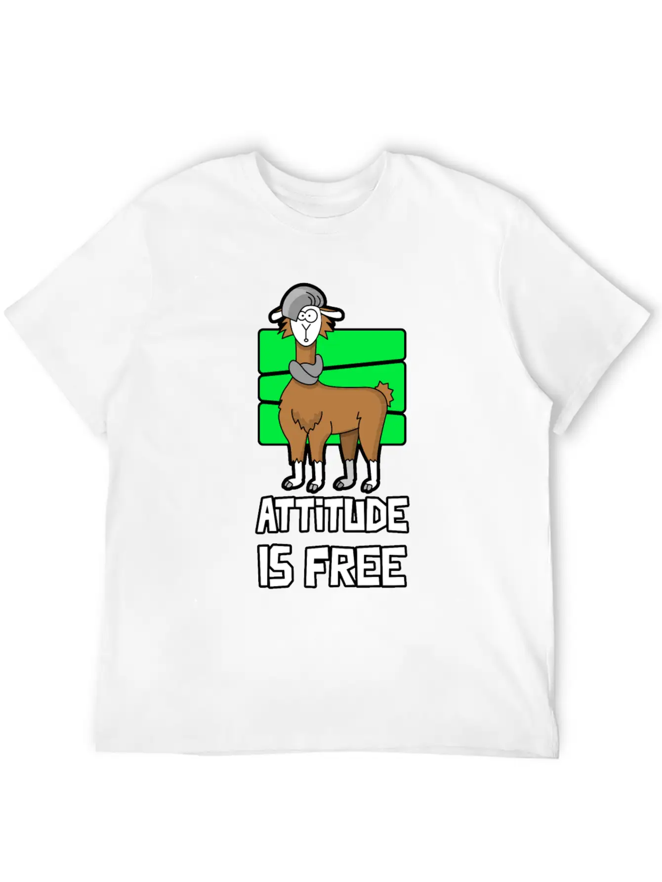 Attitude Is FREE Essential Unisex Summer Tee – Soft Cotton Casual Fit