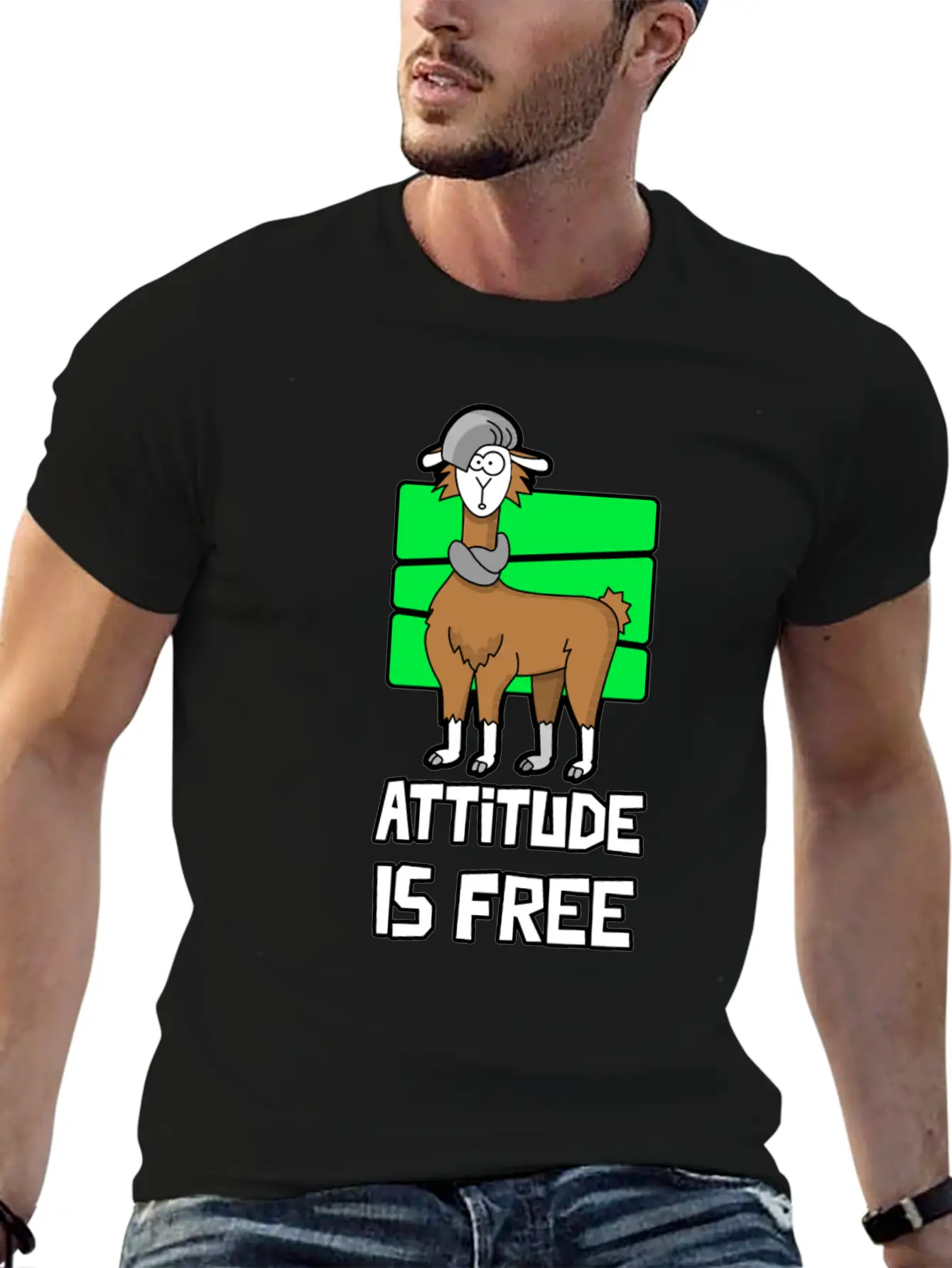 Attitude Is FREE Essential Unisex Summer Tee – Soft Cotton Casual Fit