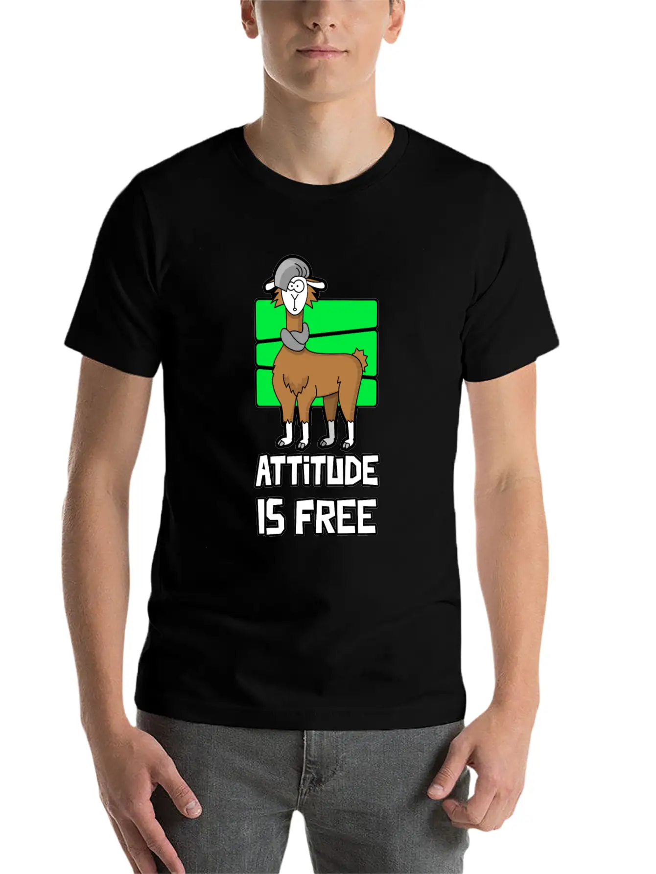 Attitude Is FREE Essential Unisex Summer Tee – Soft Cotton Casual Fit