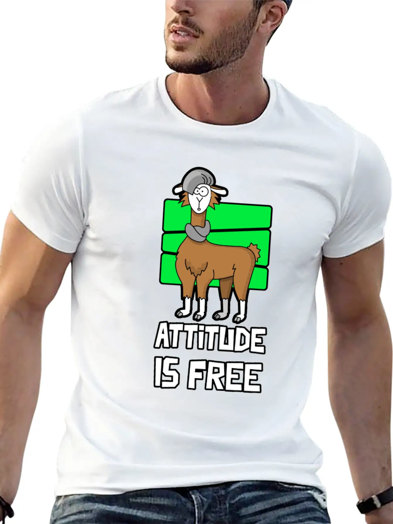 Attitude Is FREE Essential Unisex Summer Tee – Soft Cotton Casual Fit