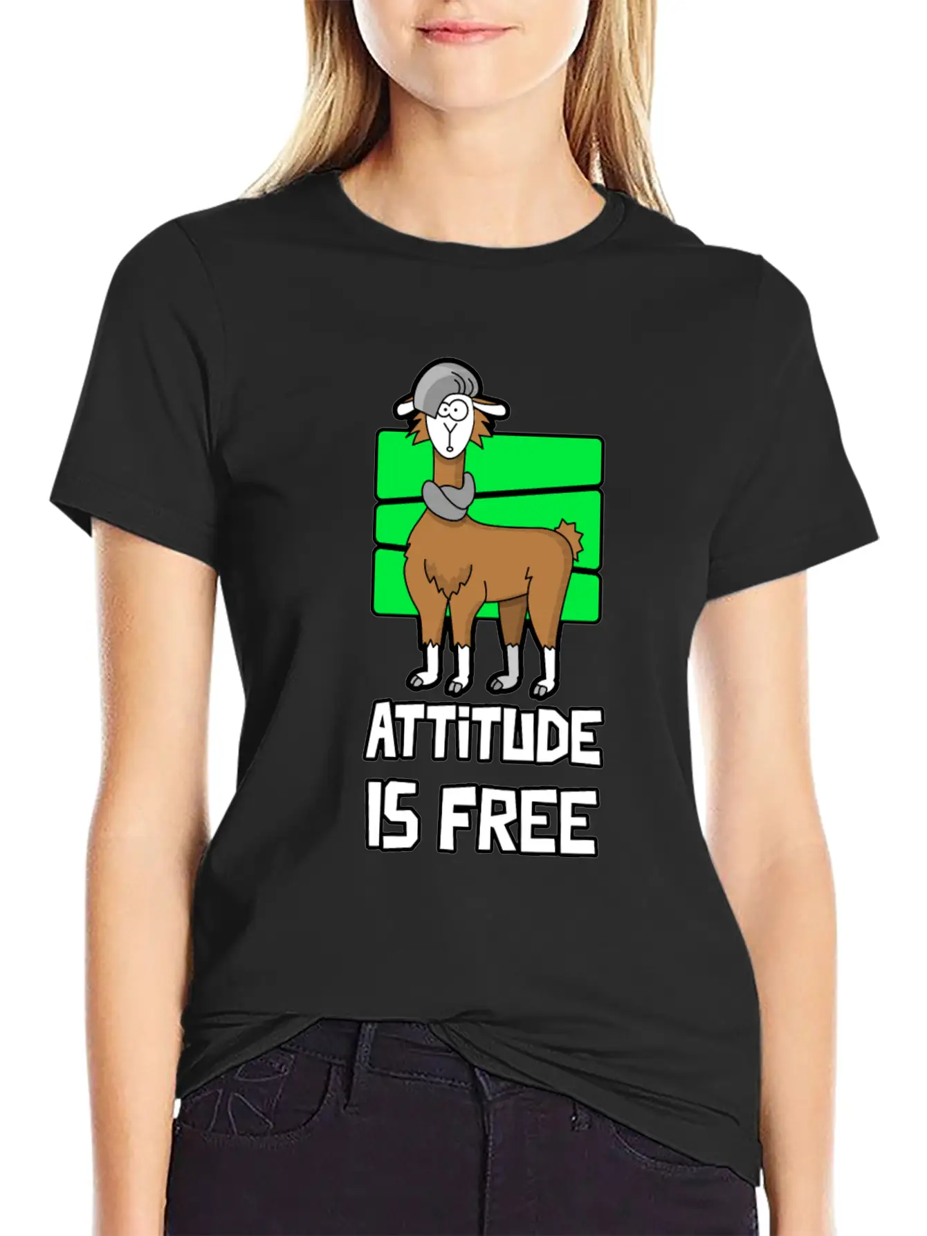 Attitude Is FREE Essential Unisex Summer Tee – Soft Cotton Casual Fit
