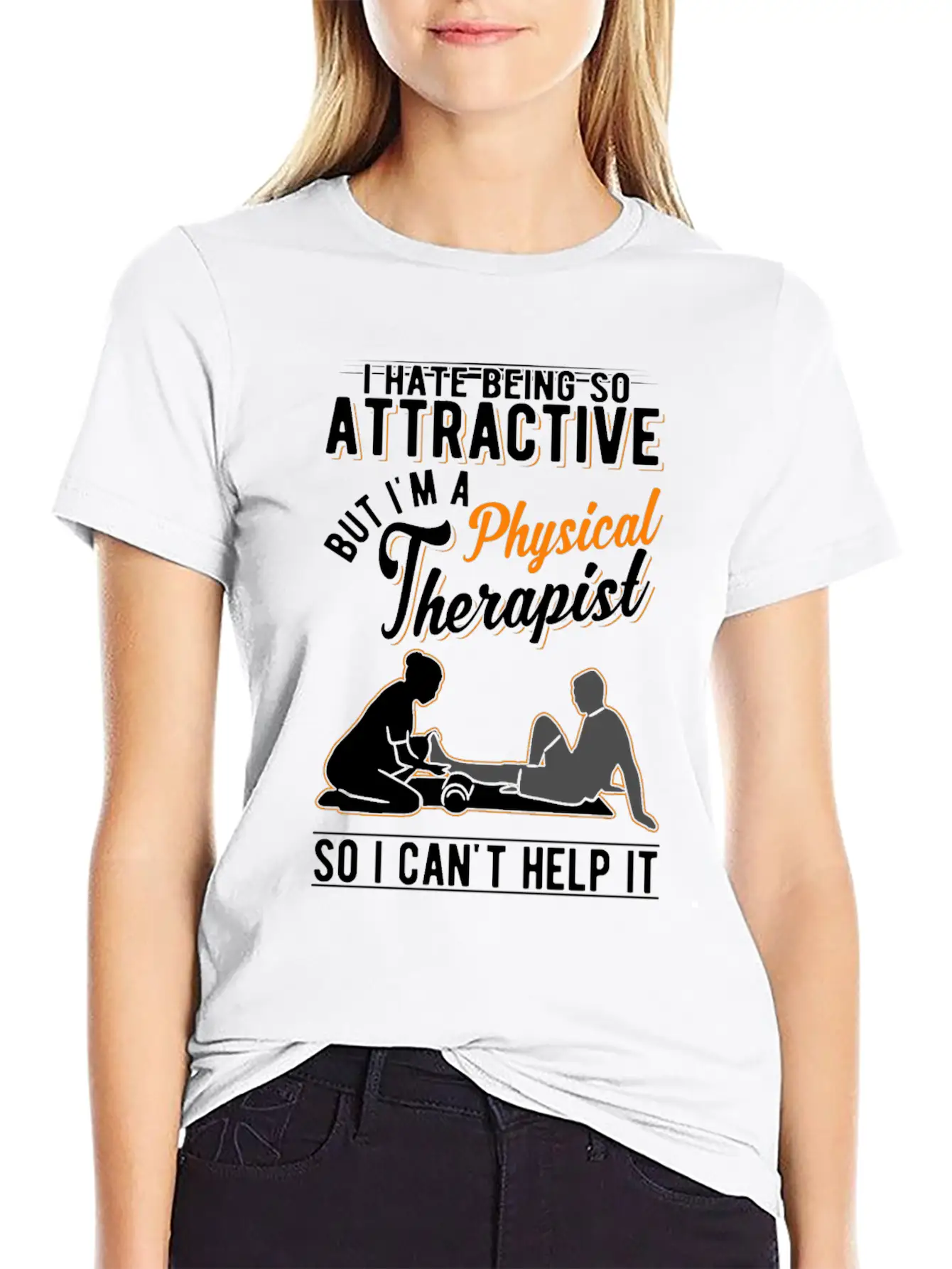 Attractive Physical Therapist Physiotherapy Physio Comfortable Minimalist Graphic Tee – Summer Style Essential