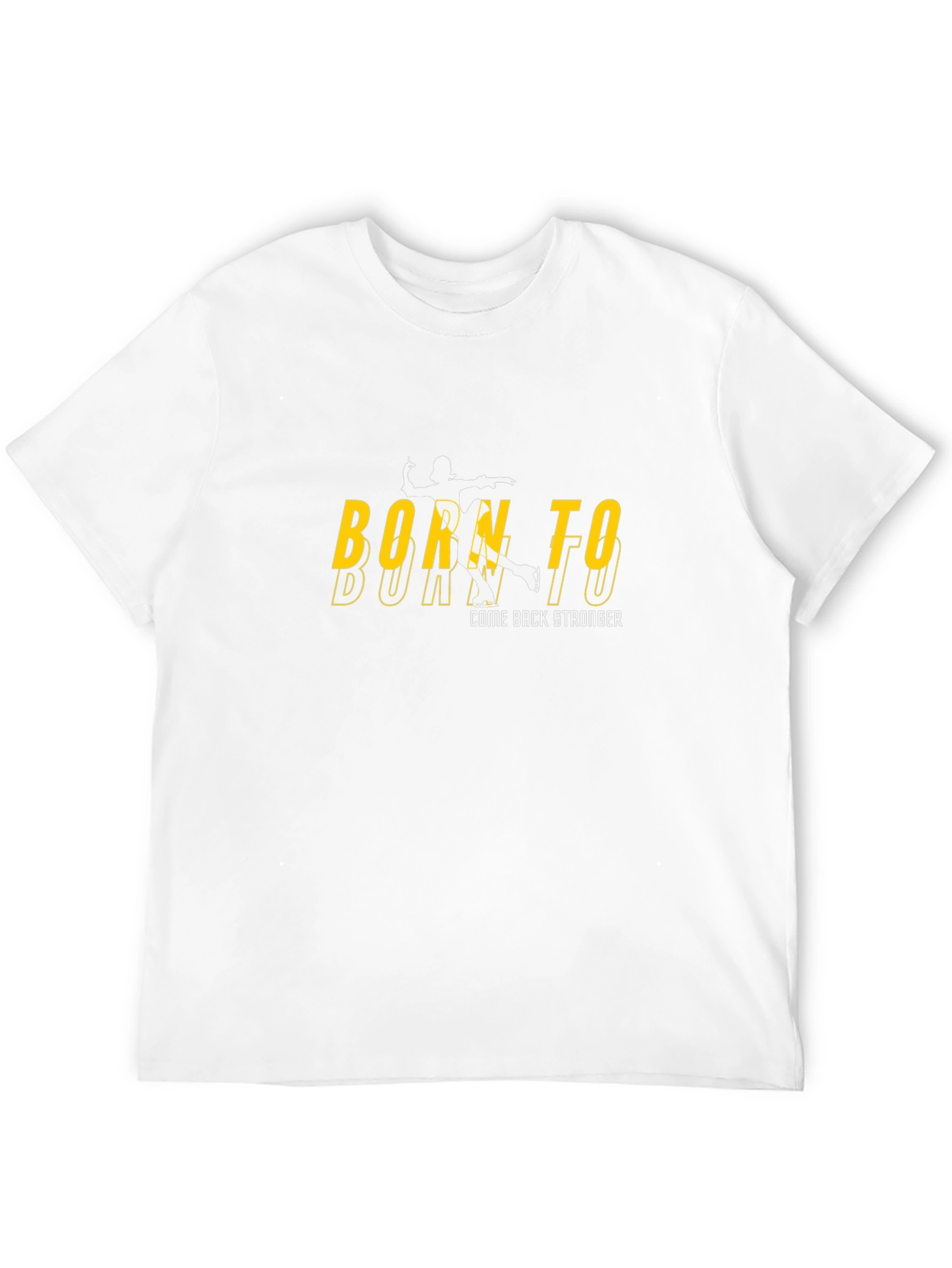 Born To Figure Skate Black T-Shirt