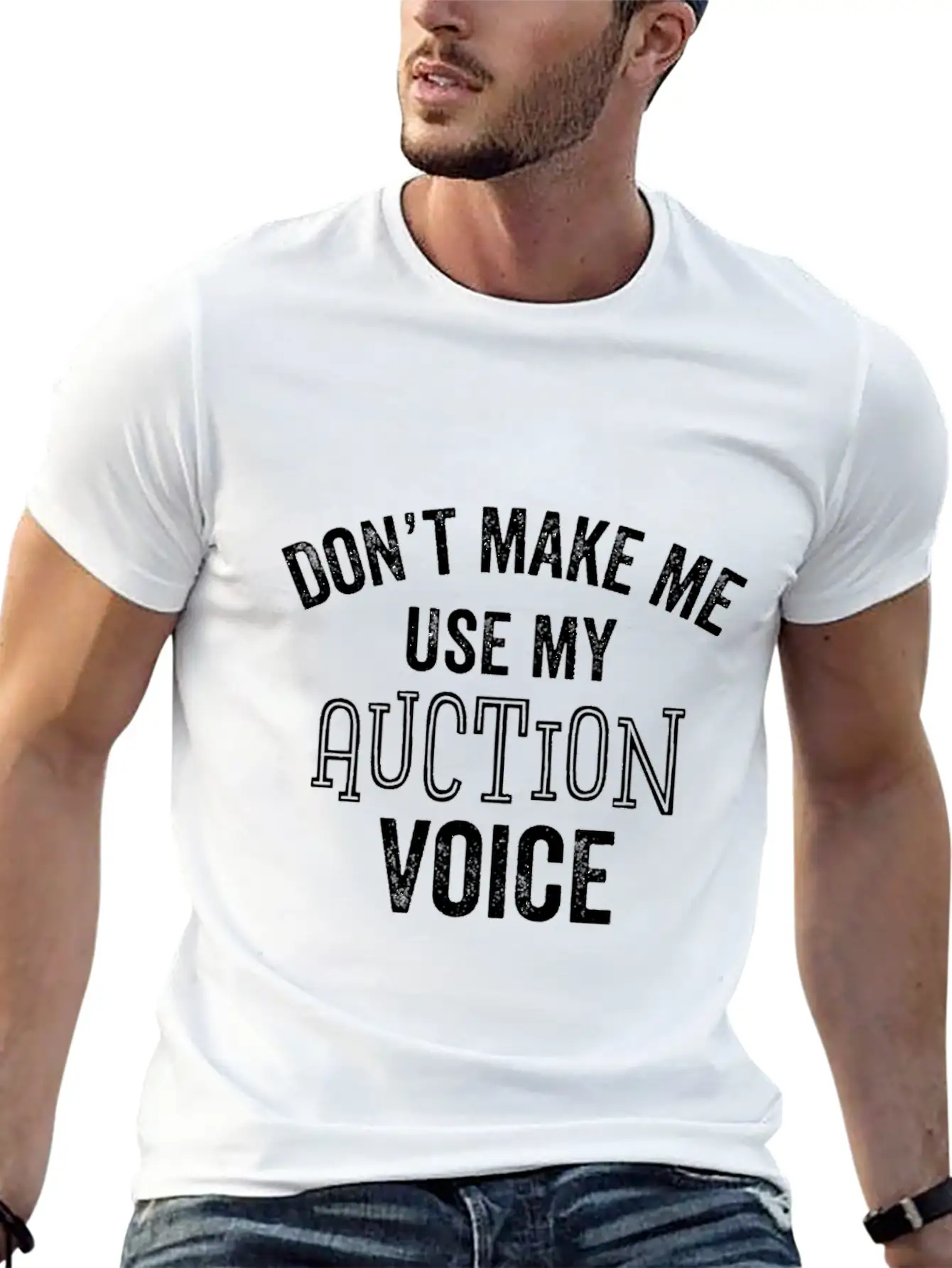 Auction Voice Funny Auctioneer Bidding Bidder Timeless Short Sleeve Tee – Comfy And Minimalist Design