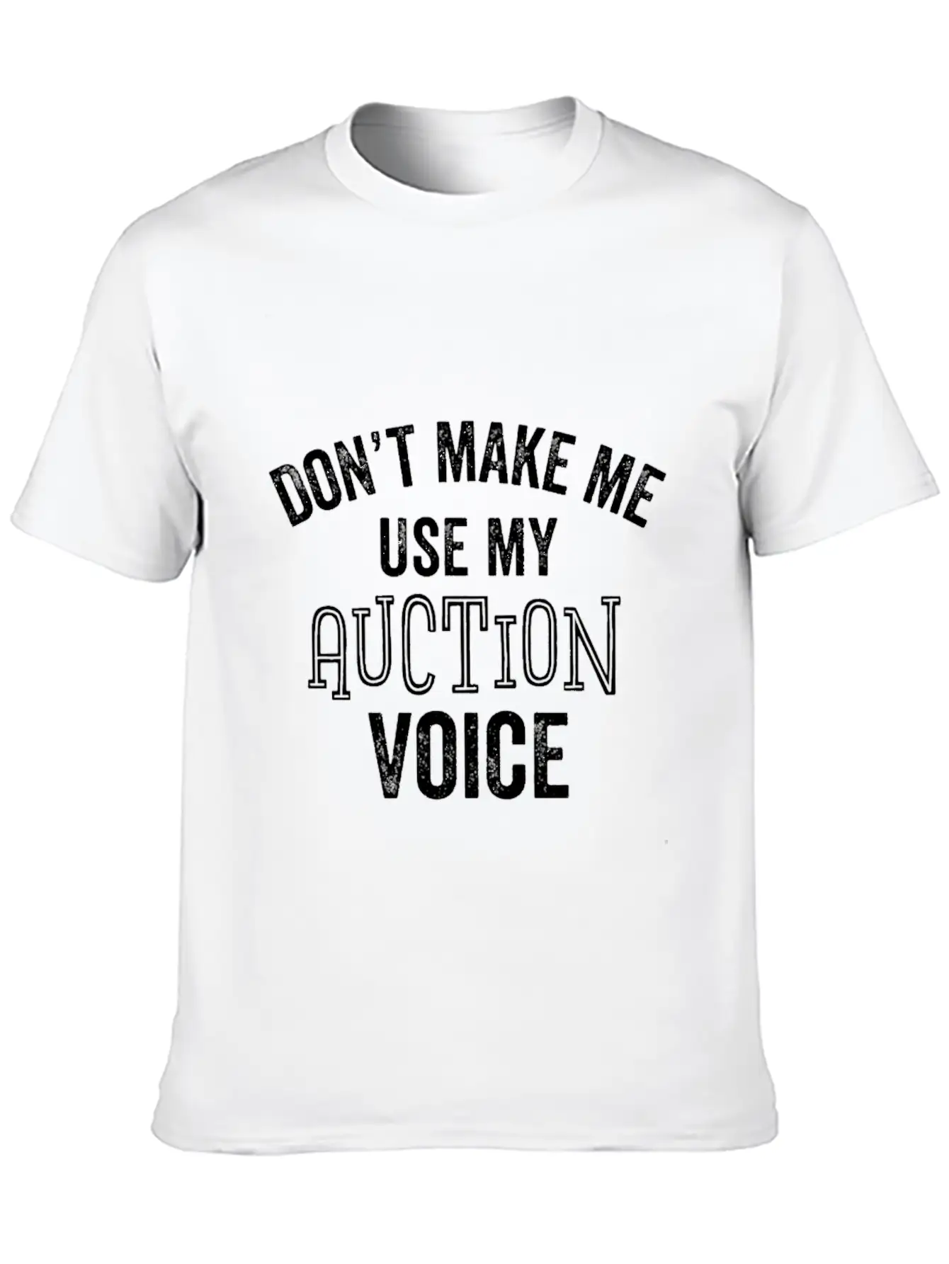 Auction Voice Funny Auctioneer Bidding Bidder Timeless Short Sleeve Tee – Comfy And Minimalist Design
