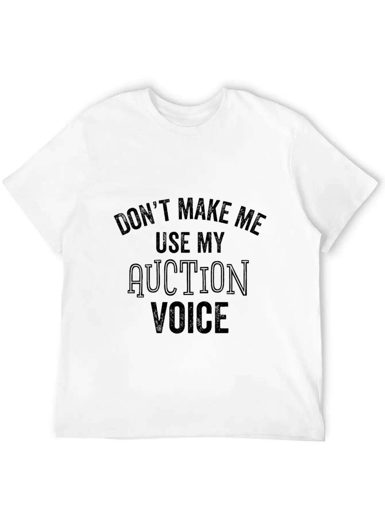Auction Voice Funny Auctioneer Bidding Bidder Timeless Short Sleeve Tee – Comfy And Minimalist Design