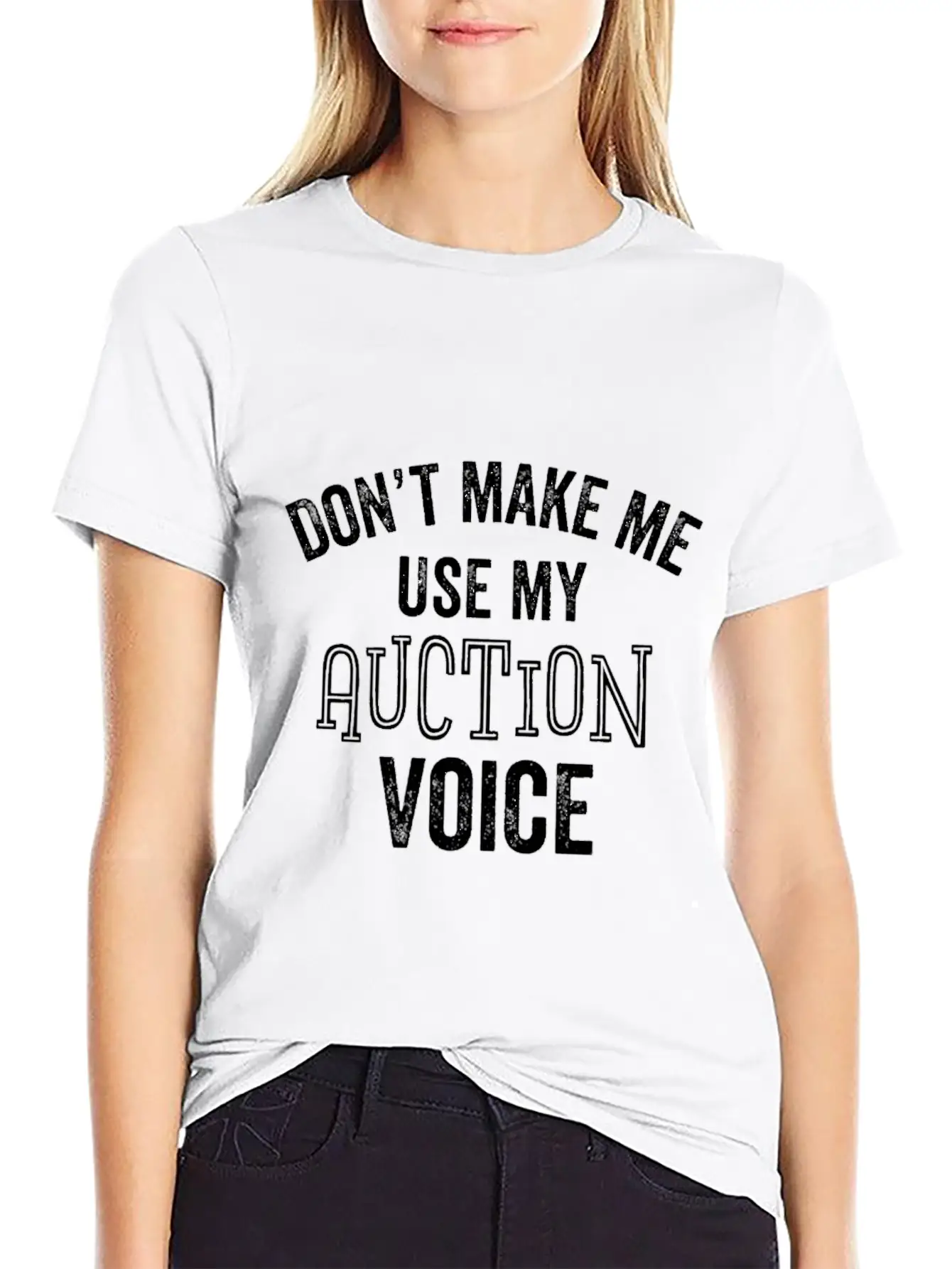 Auction Voice Funny Auctioneer Bidding Bidder Timeless Short Sleeve Tee – Comfy And Minimalist Design