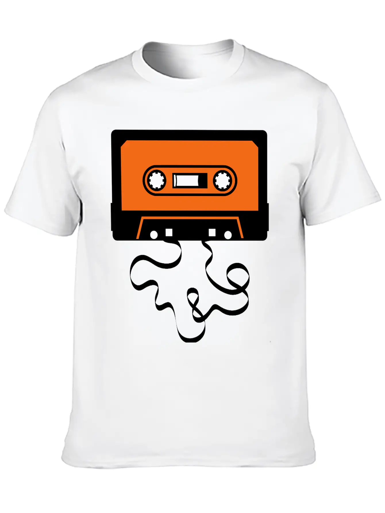 Audio Tape Cassette Recorder Cassette Player Deck Basic Graphic T-Shirt – Daily Comfort In Soft Cotton