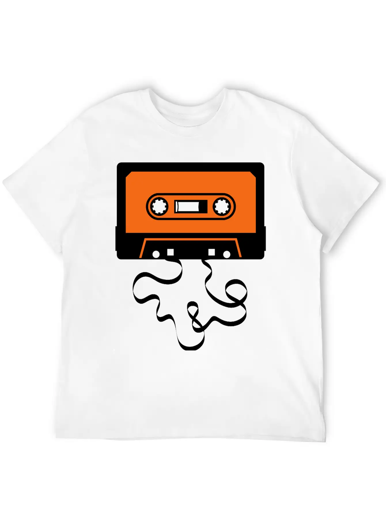 Audio Tape Cassette Recorder Cassette Player Deck Basic Graphic T-Shirt – Daily Comfort In Soft Cotton