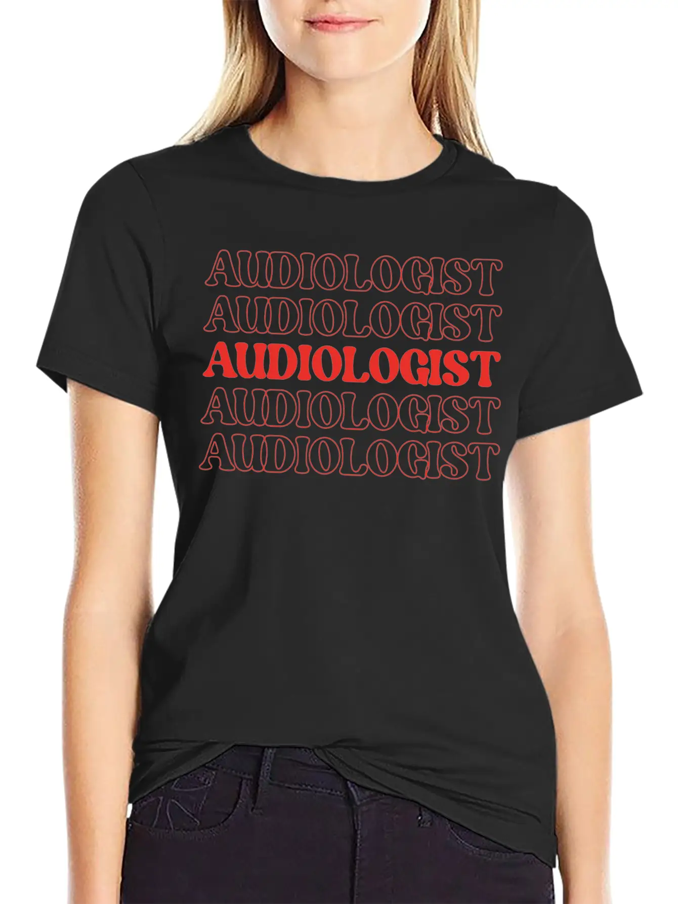 Audiologist Hearing Specialist Audiometrician Ear Stylish Everyday T-Shirt – Unisex Basic Cotton Tee