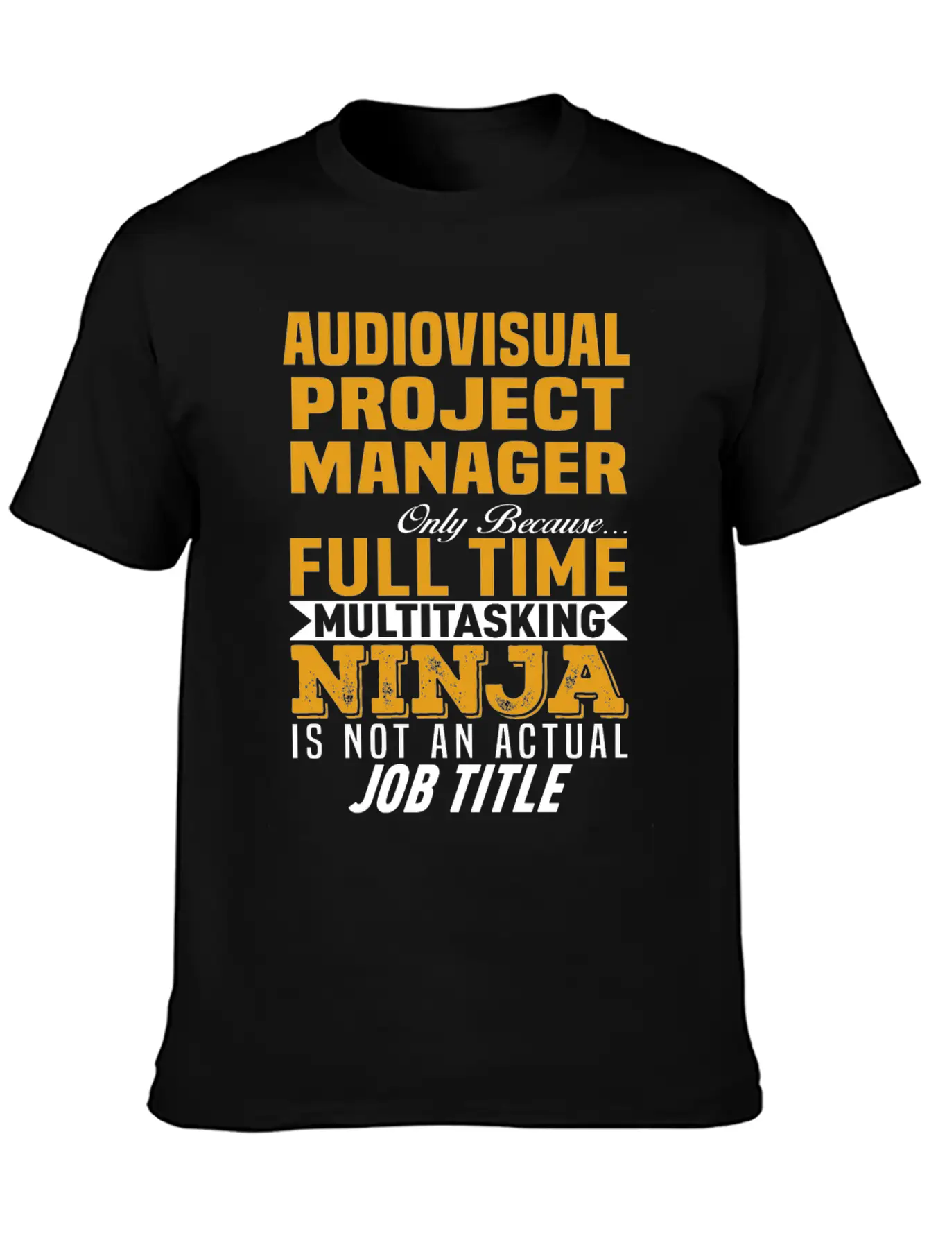 Audiovisual Project Manager Comfortable Minimalist Graphic Tee – Summer Style Essential