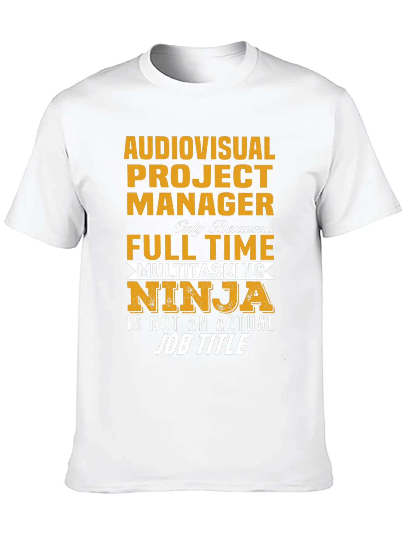 Audiovisual Project Manager Comfortable Minimalist Graphic Tee – Summer Style Essential
