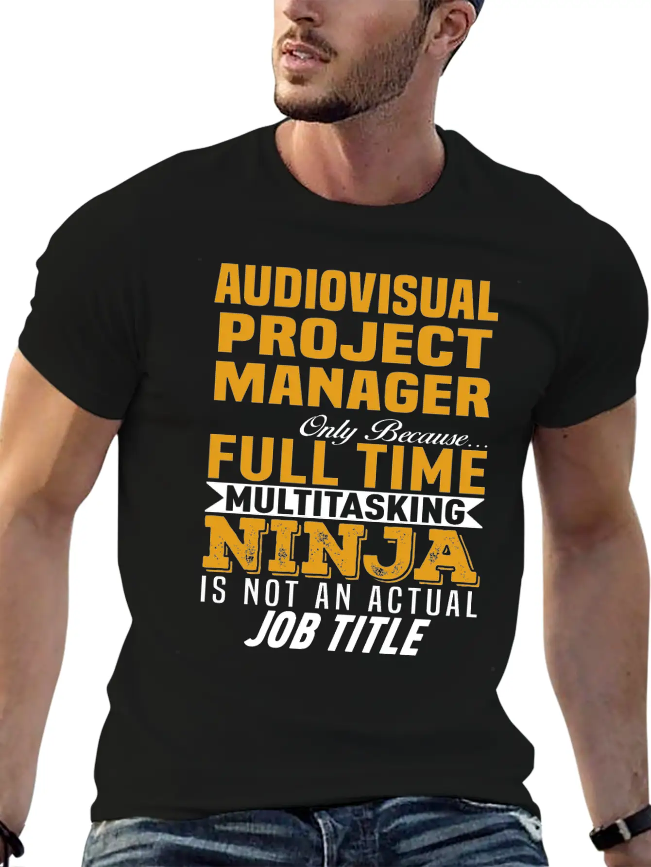 Audiovisual Project Manager Comfortable Minimalist Graphic Tee – Summer Style Essential