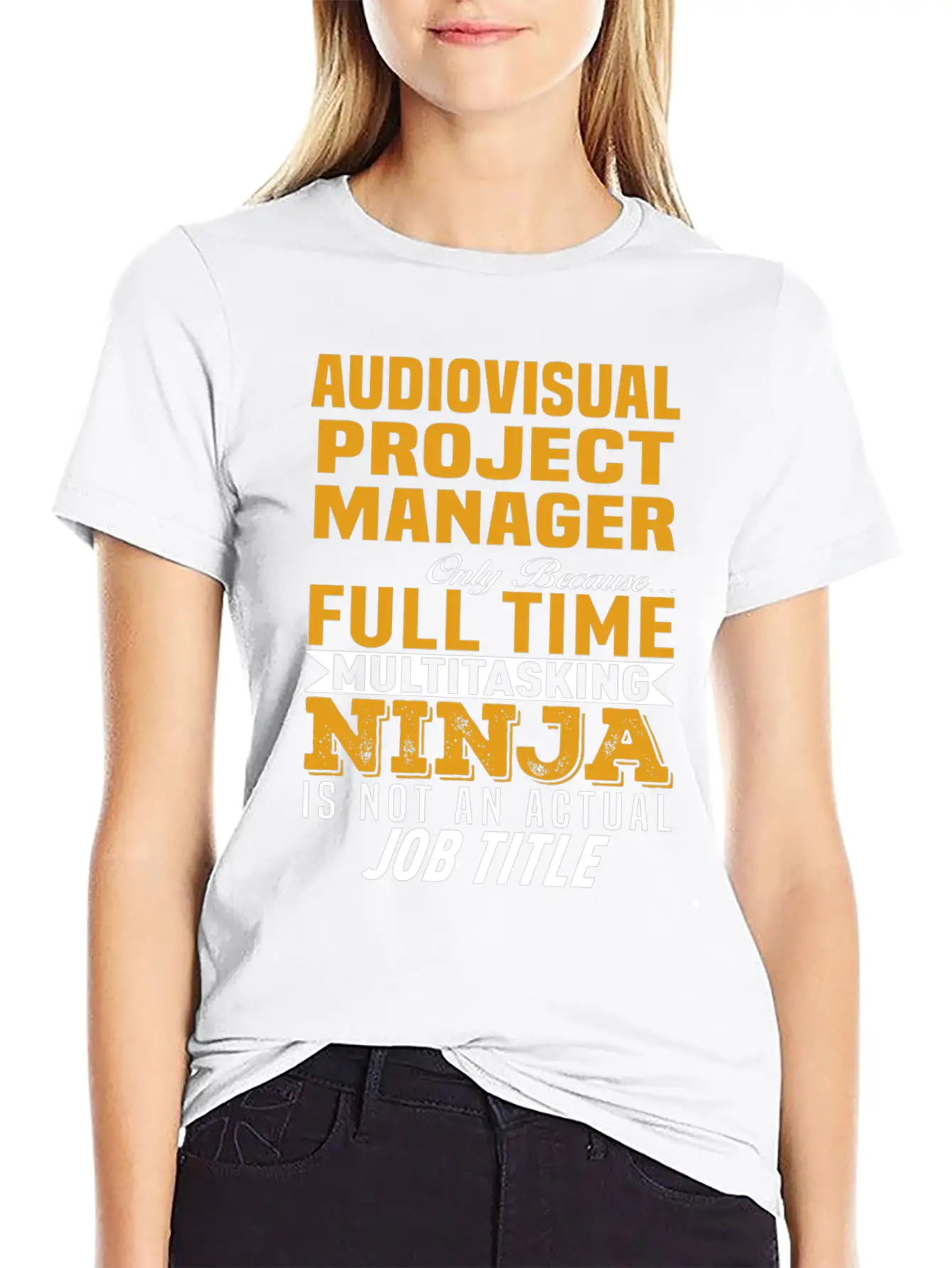 Audiovisual Project Manager Comfortable Minimalist Graphic Tee – Summer Style Essential