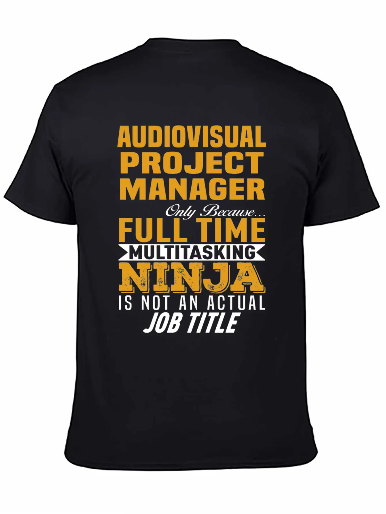 Audiovisual Project Manager Comfortable Minimalist Graphic Tee – Summer Style Essential