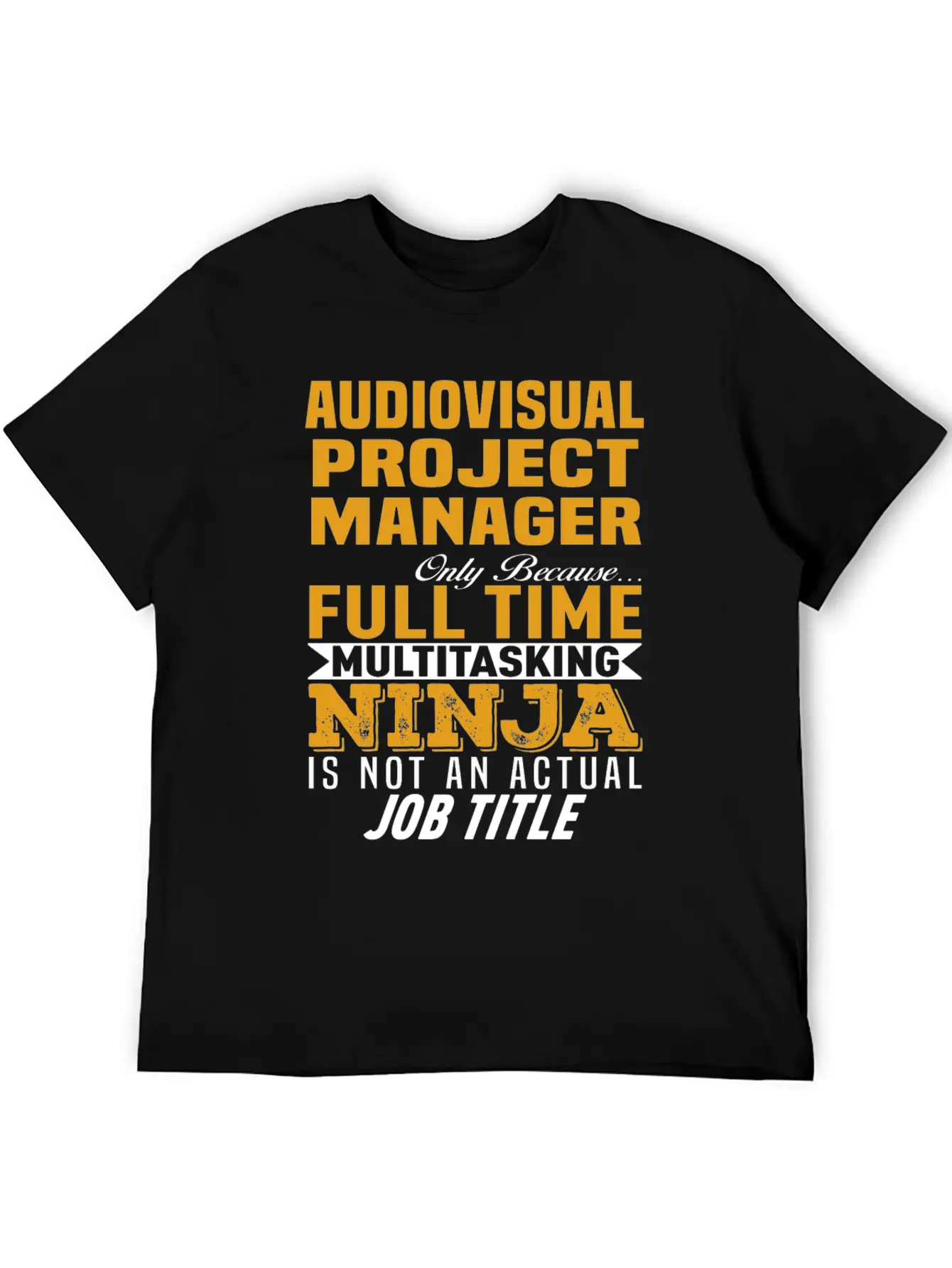 Audiovisual Project Manager Comfortable Minimalist Graphic Tee – Summer Style Essential