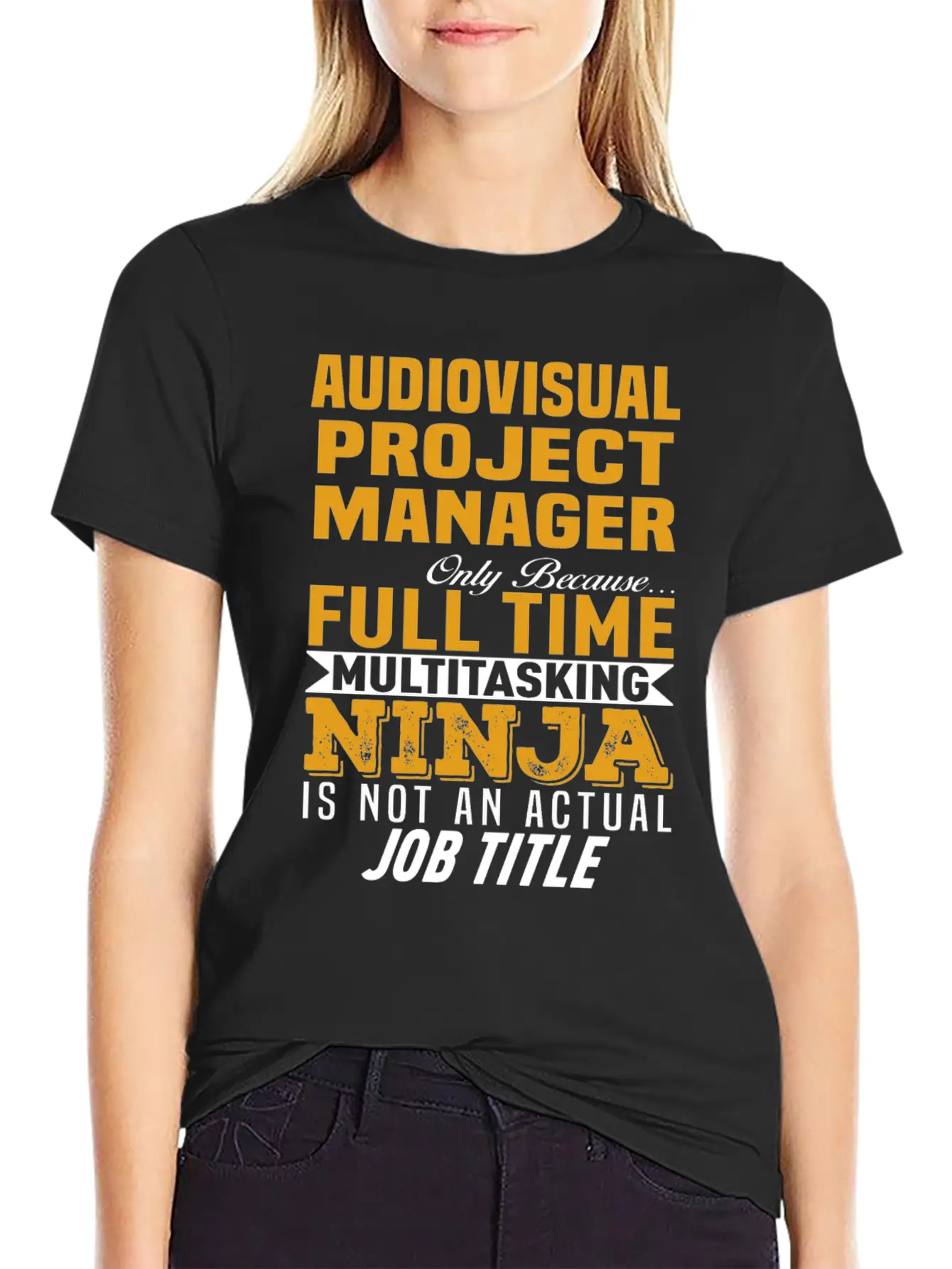 Audiovisual Project Manager Comfortable Minimalist Graphic Tee – Summer Style Essential